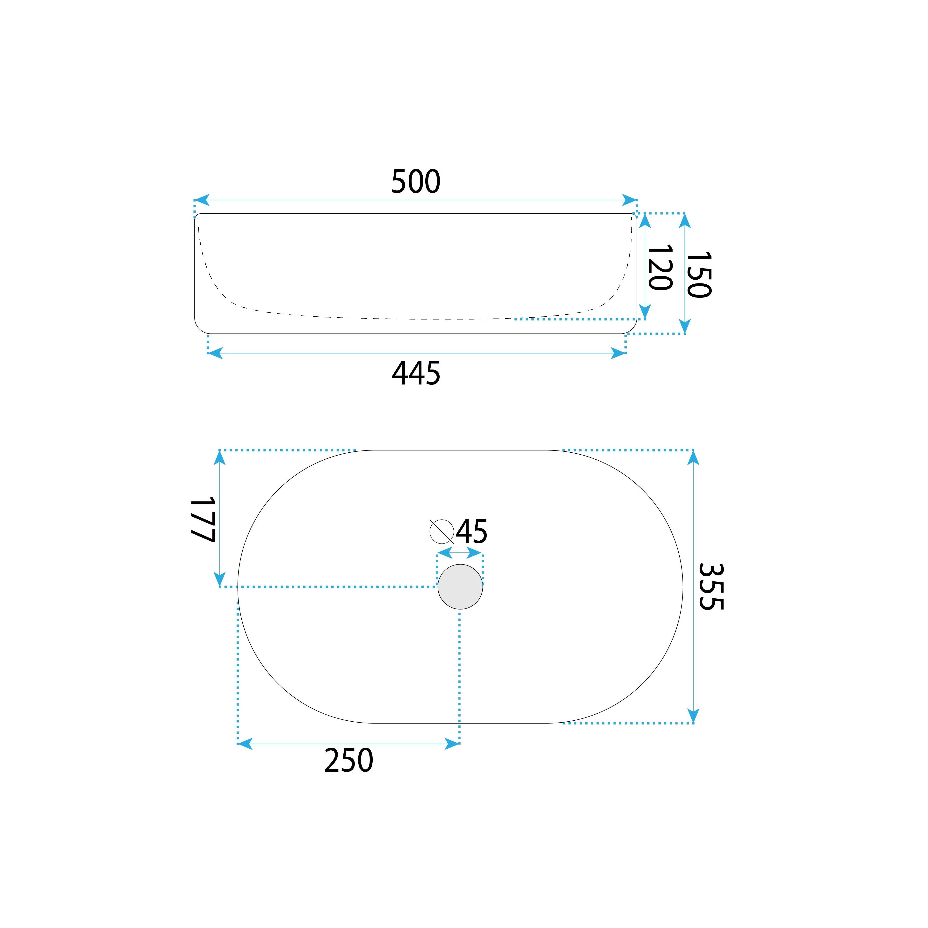 Countertop Basin Rea Oktawia Saturn