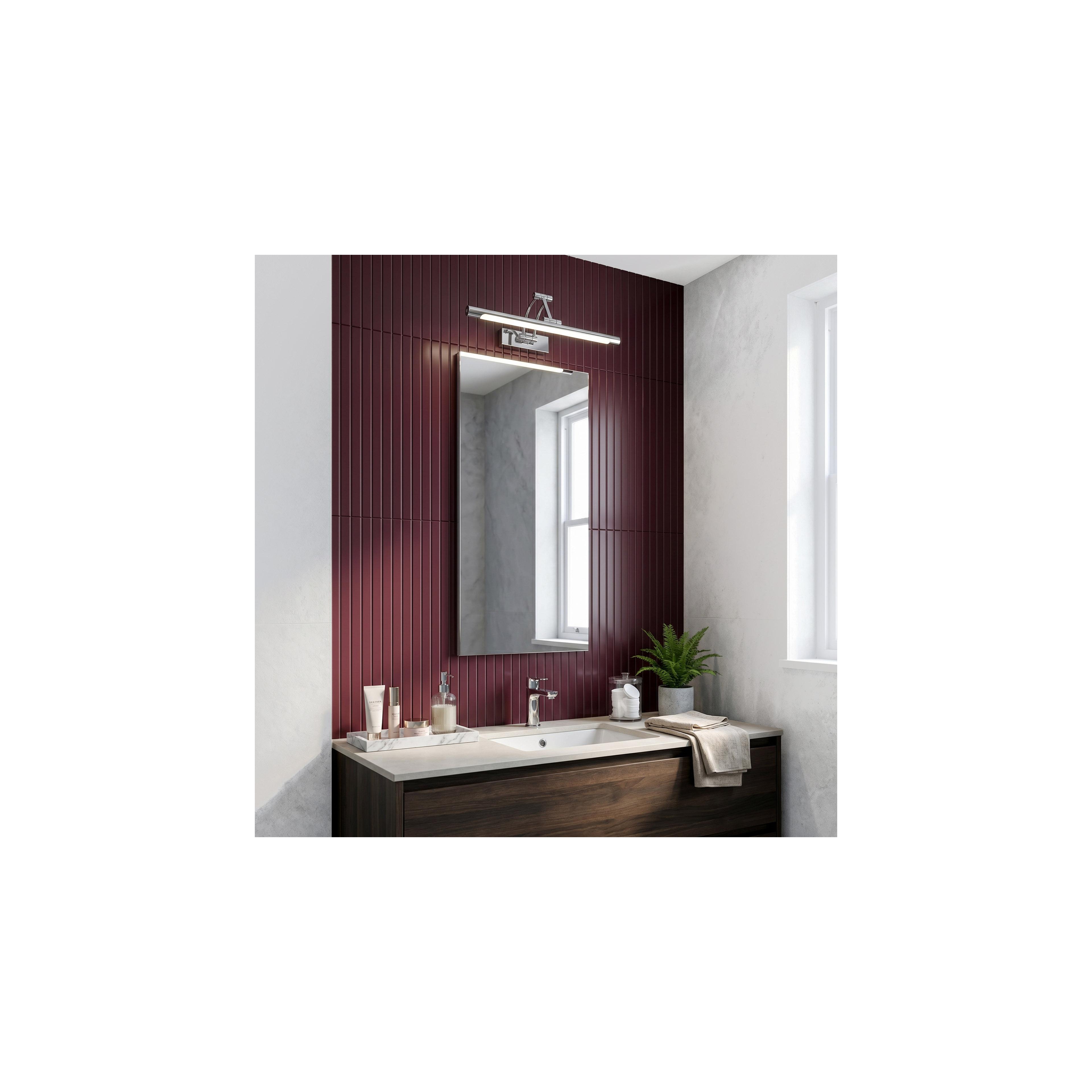 Badrum vägg LED-lampa SWE016-1W 42cm Chrome