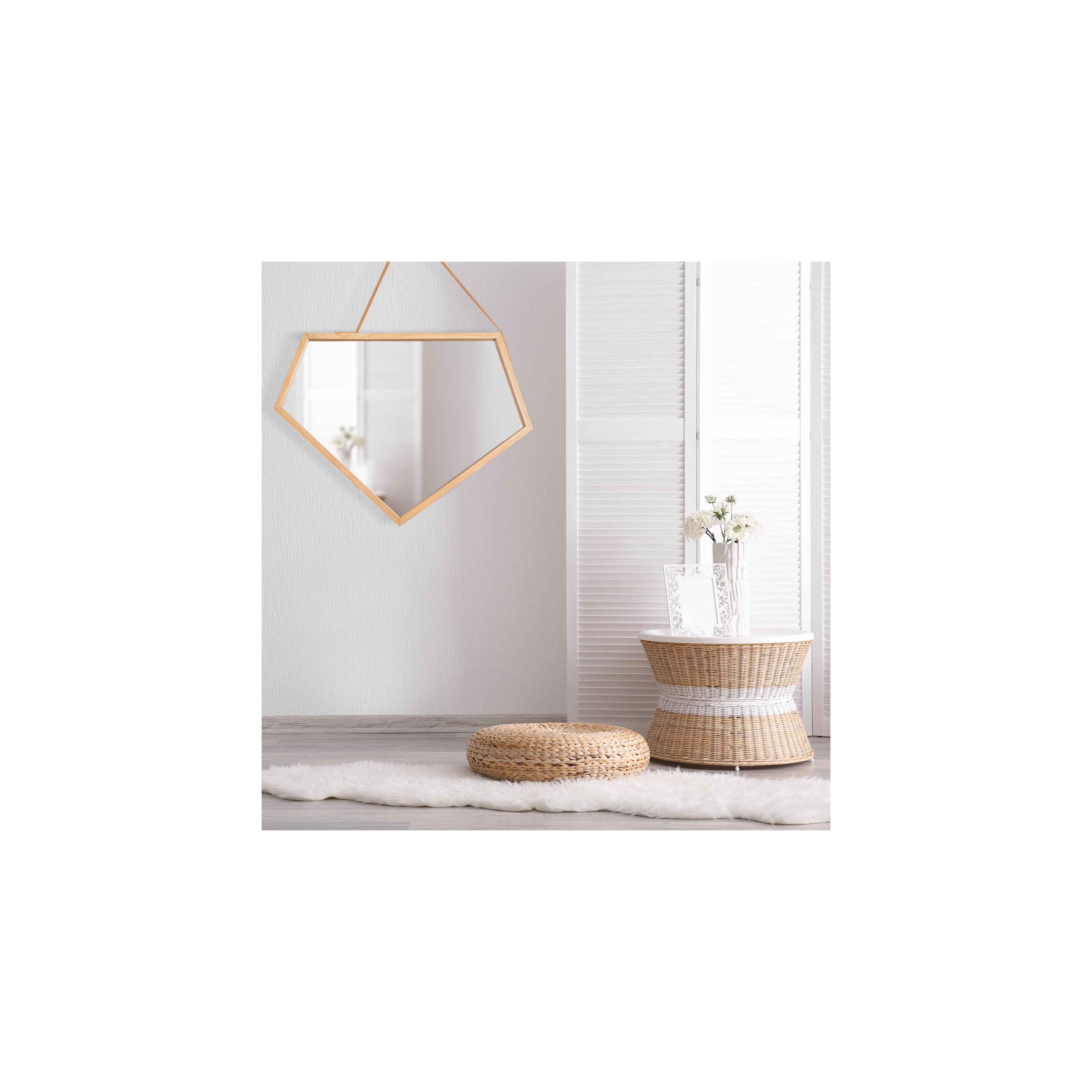 Miroir asymétrique avec corde 49 cm YMJZ20216