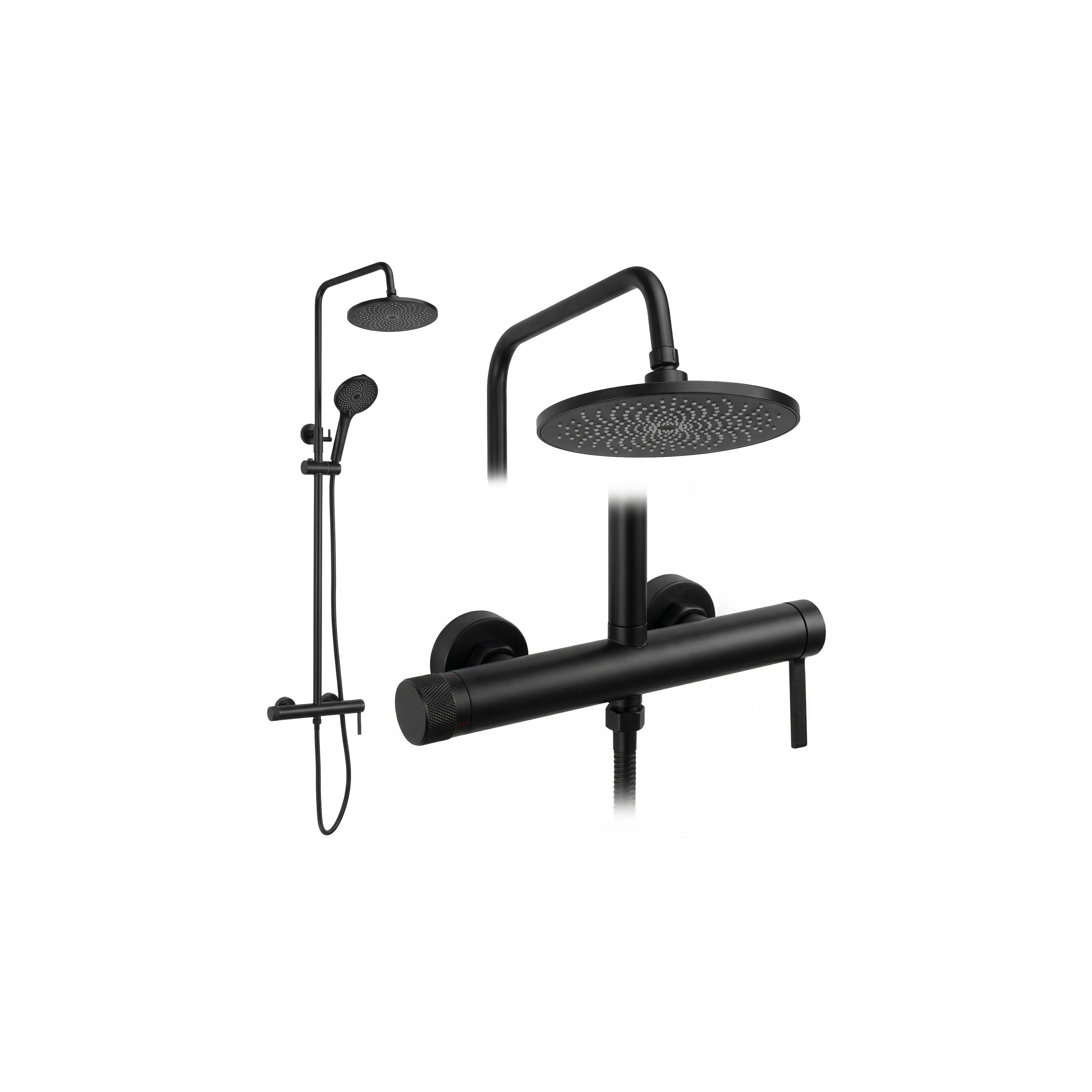Shower set Rea Rivo Black