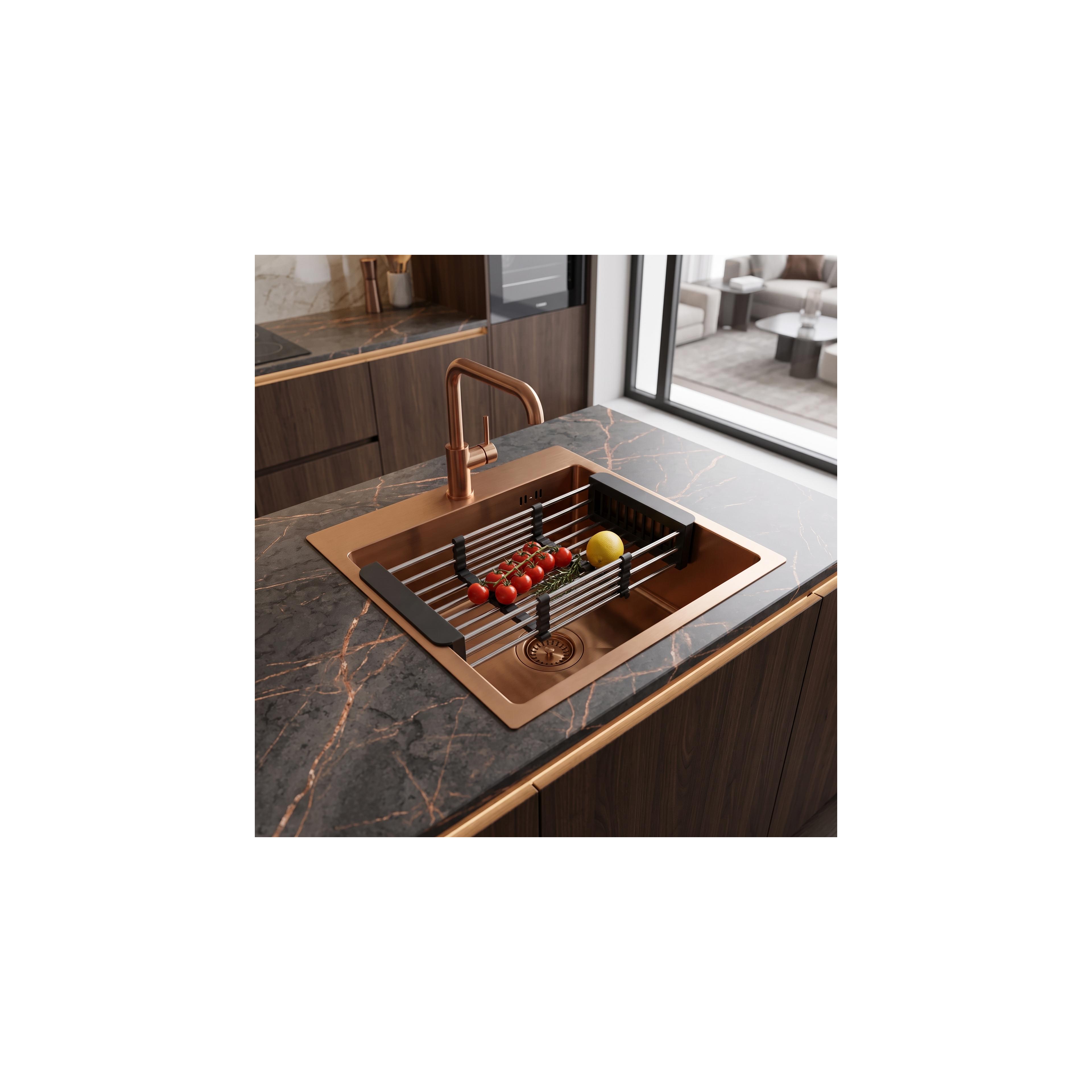 Terasest valamukomplekt 3 tk REA Leo 40 Brush Copper