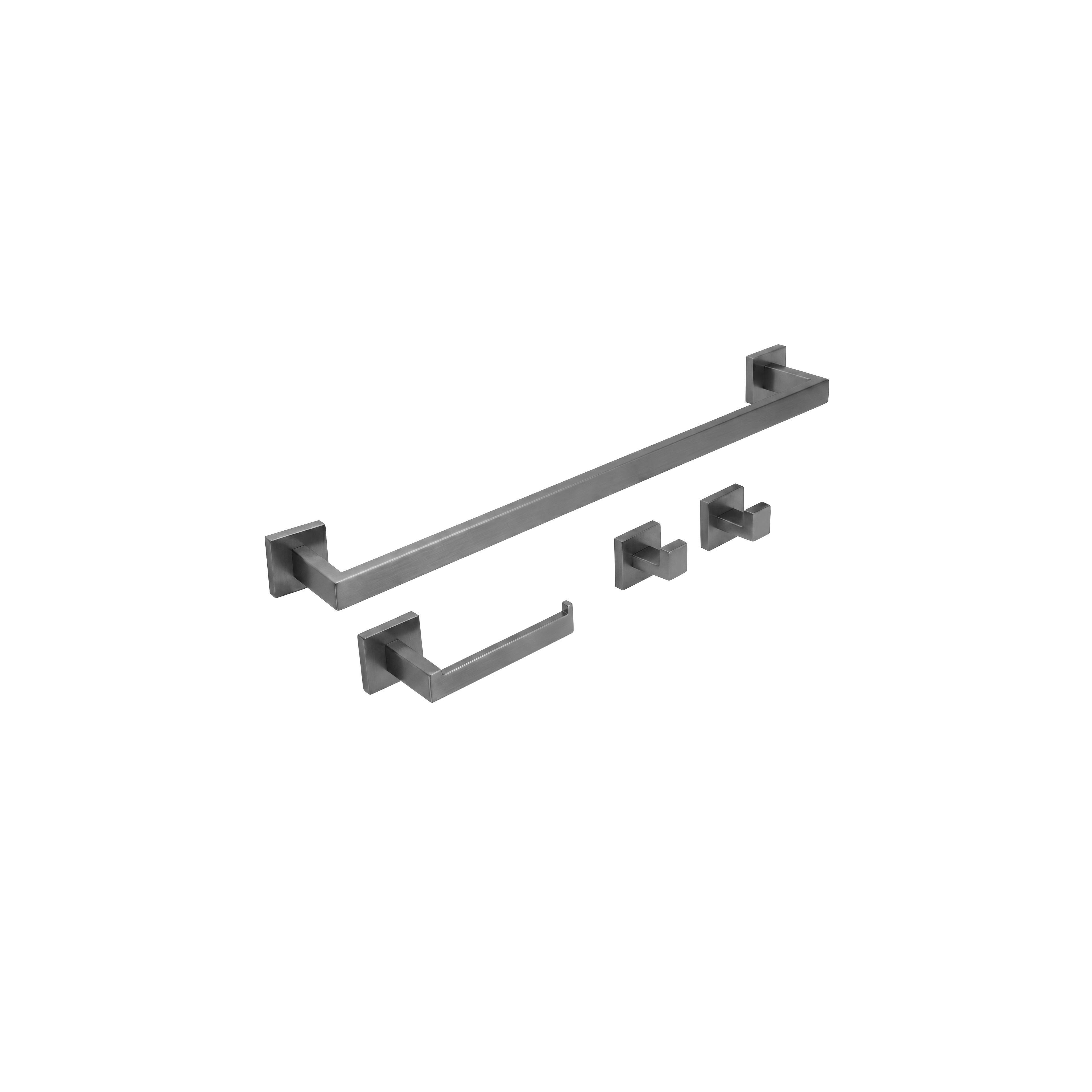 Bathroom Accessories Set Rio Titan 4 Pieces