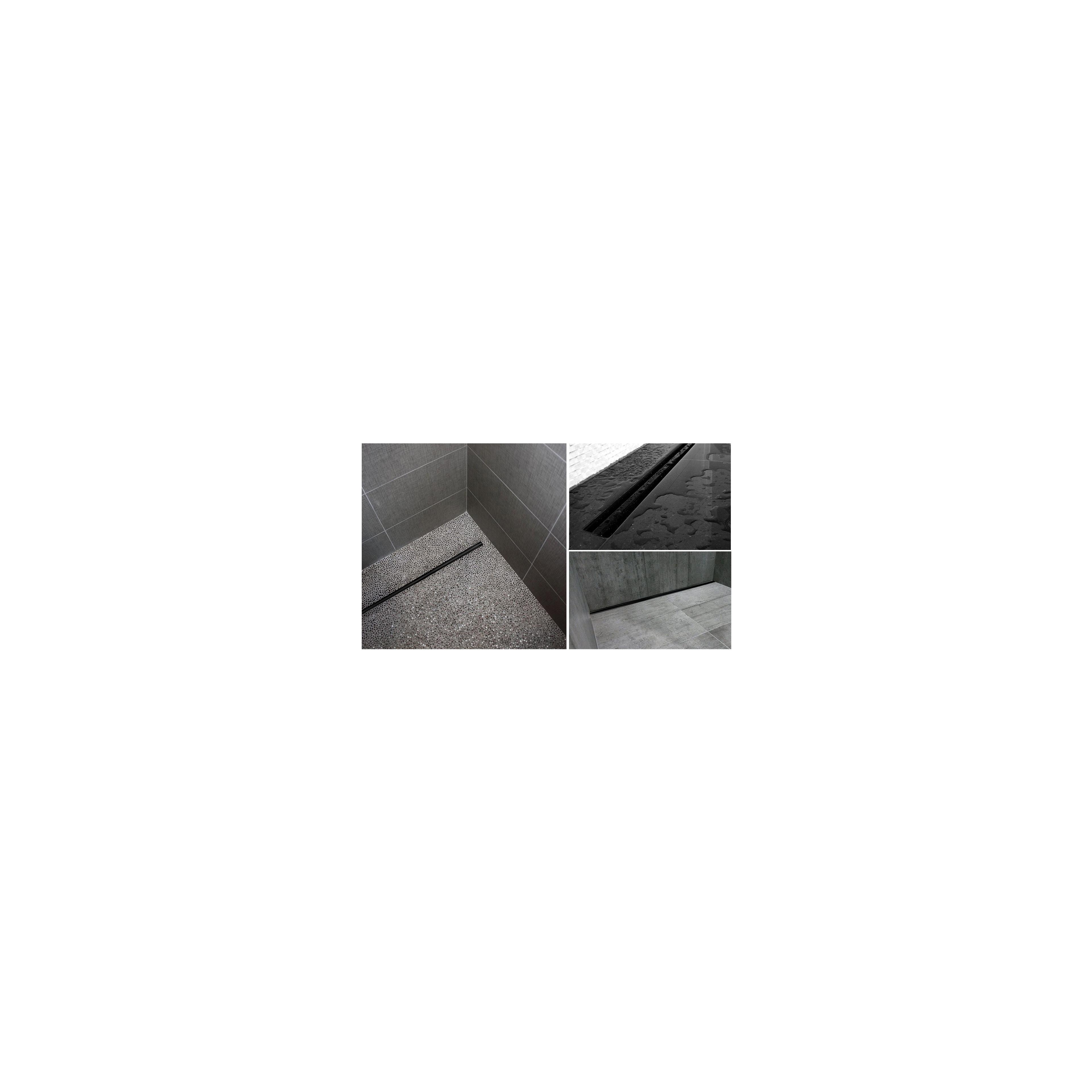 Drain linéaire NEO Slim Pro Black 80