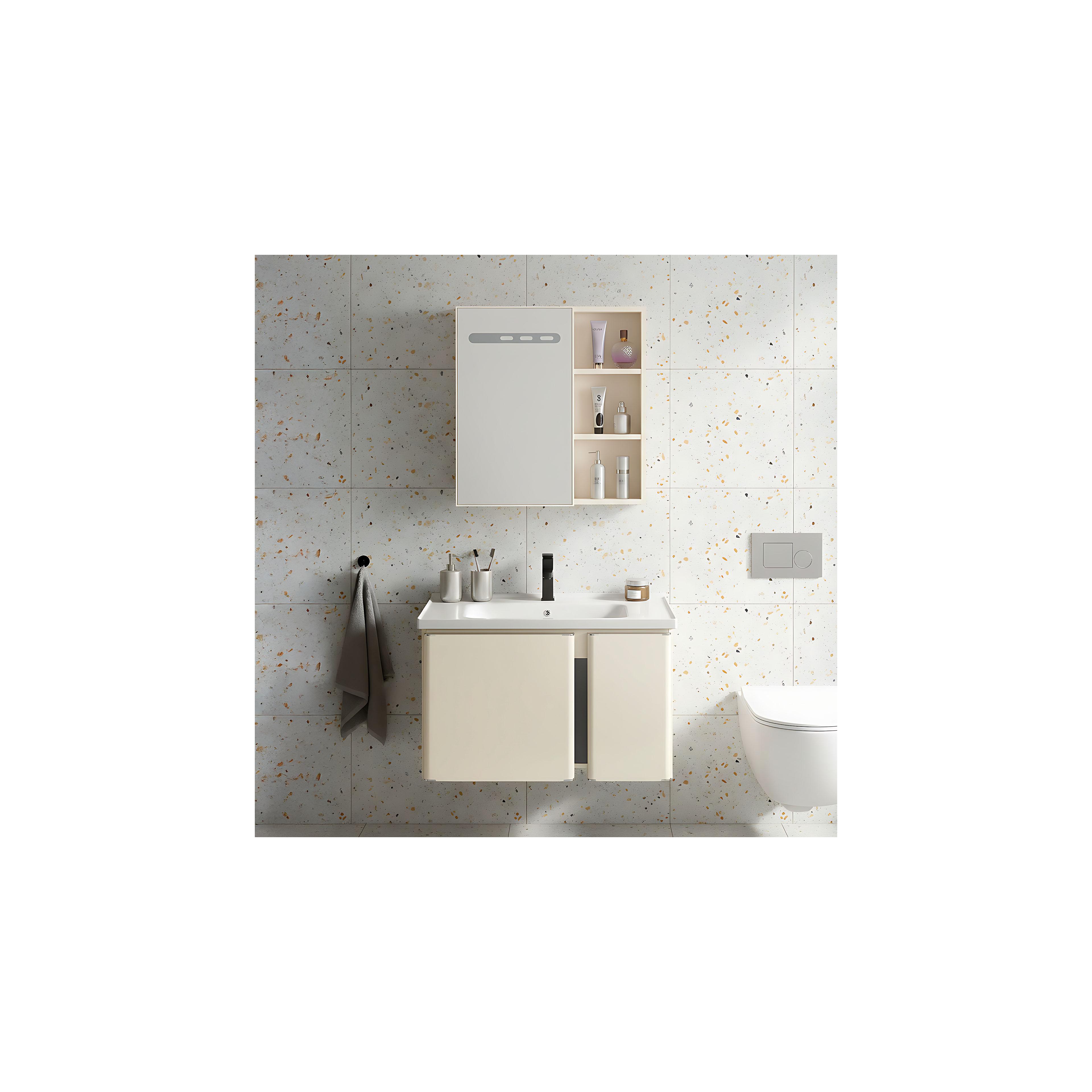 Bathroom furniture set with washbasin Tula 60cm Beige