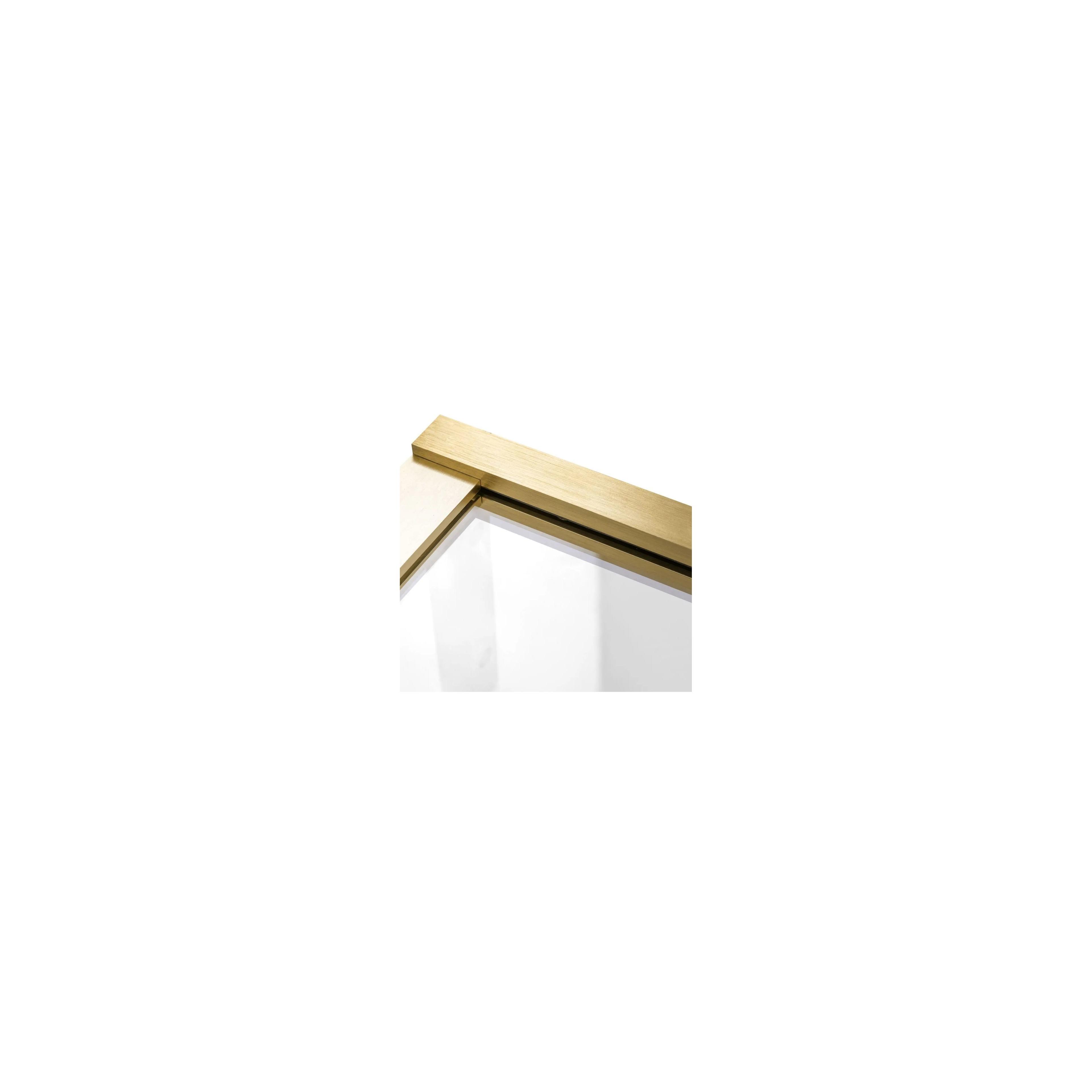 Badewanneaufsatz Rea Elegant Gold Brush 80