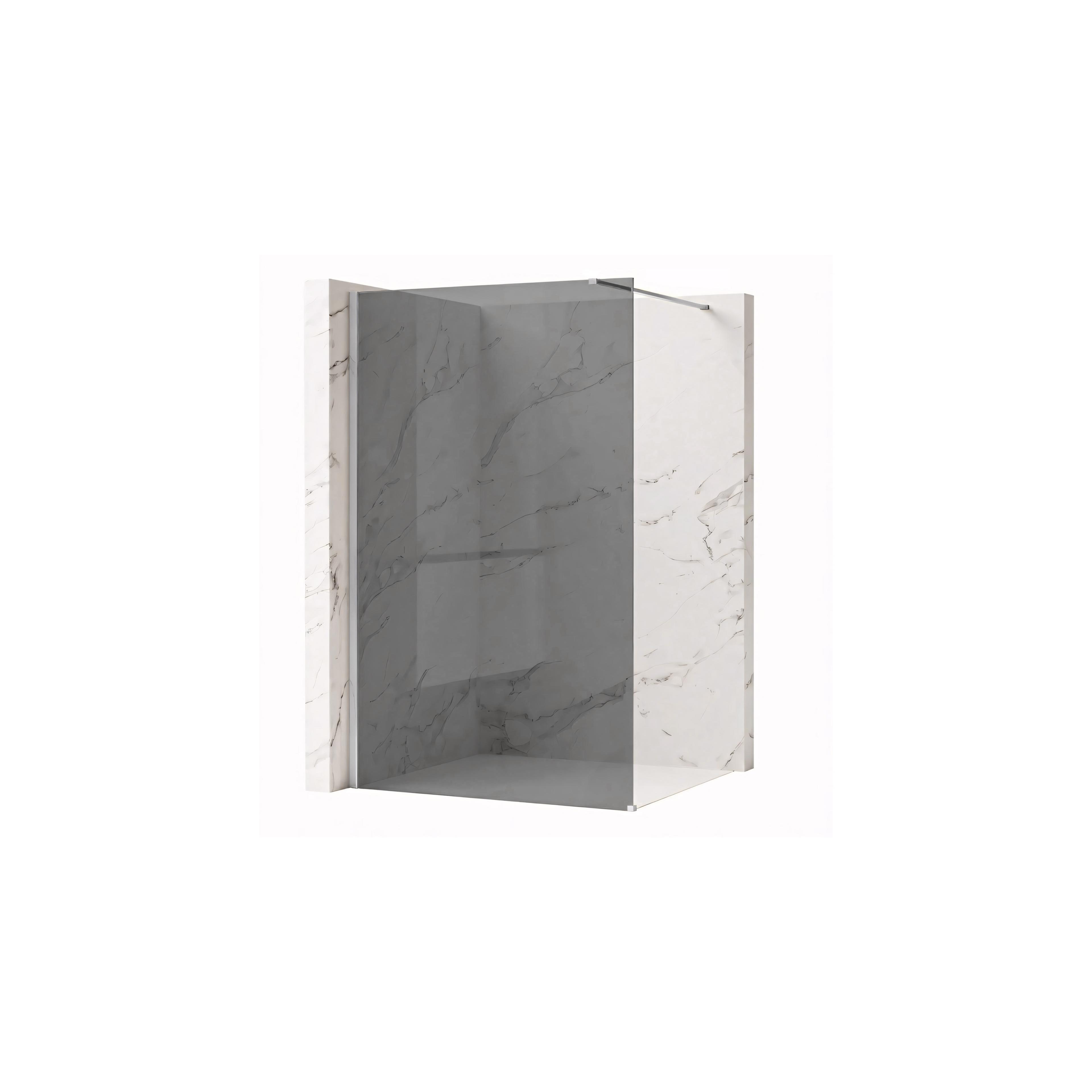 Paroi de douche Rea Flexi Grey / Chrome 80