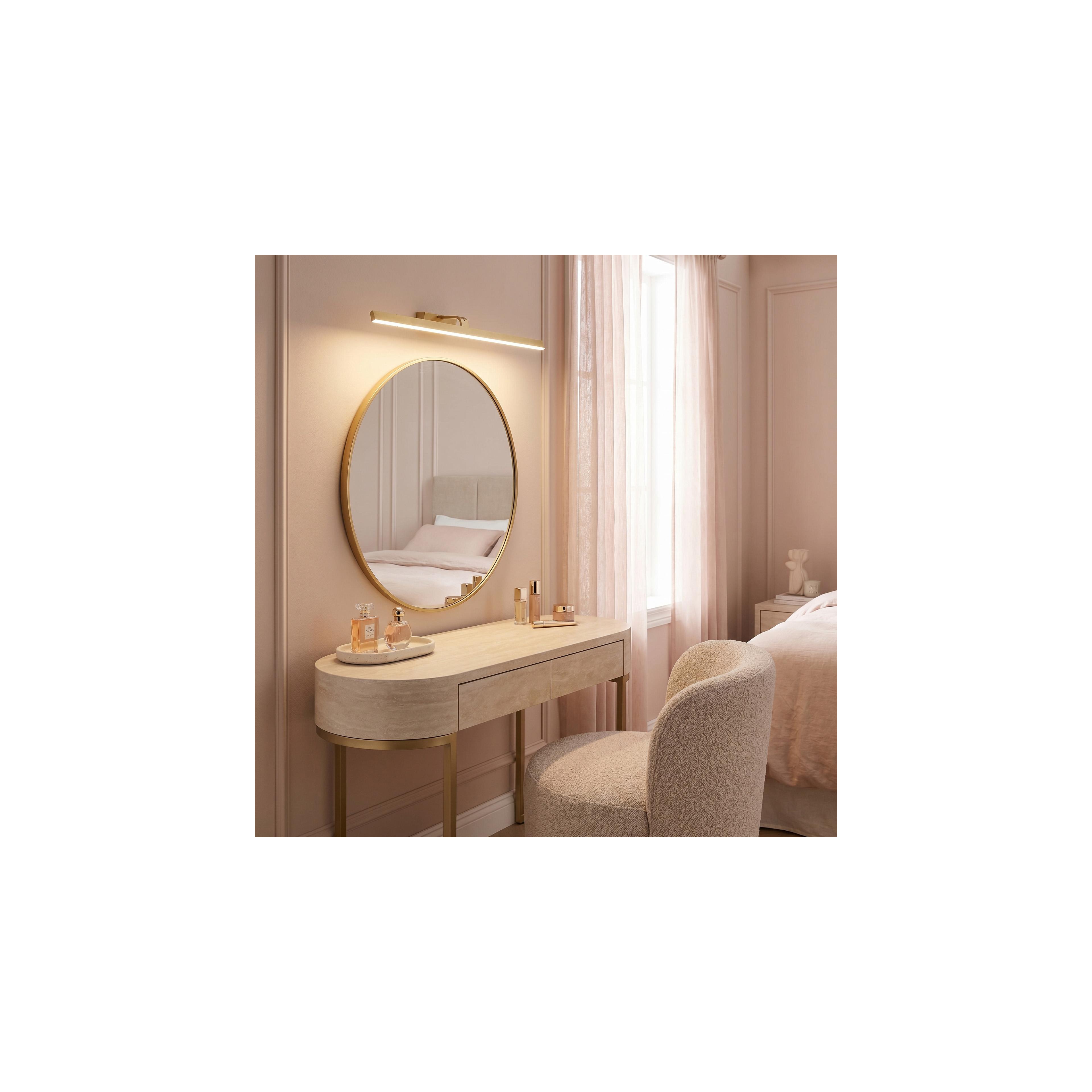 Kopalniška stenska LED svetilka SWE009-1W 73cm BRUSH GOLD