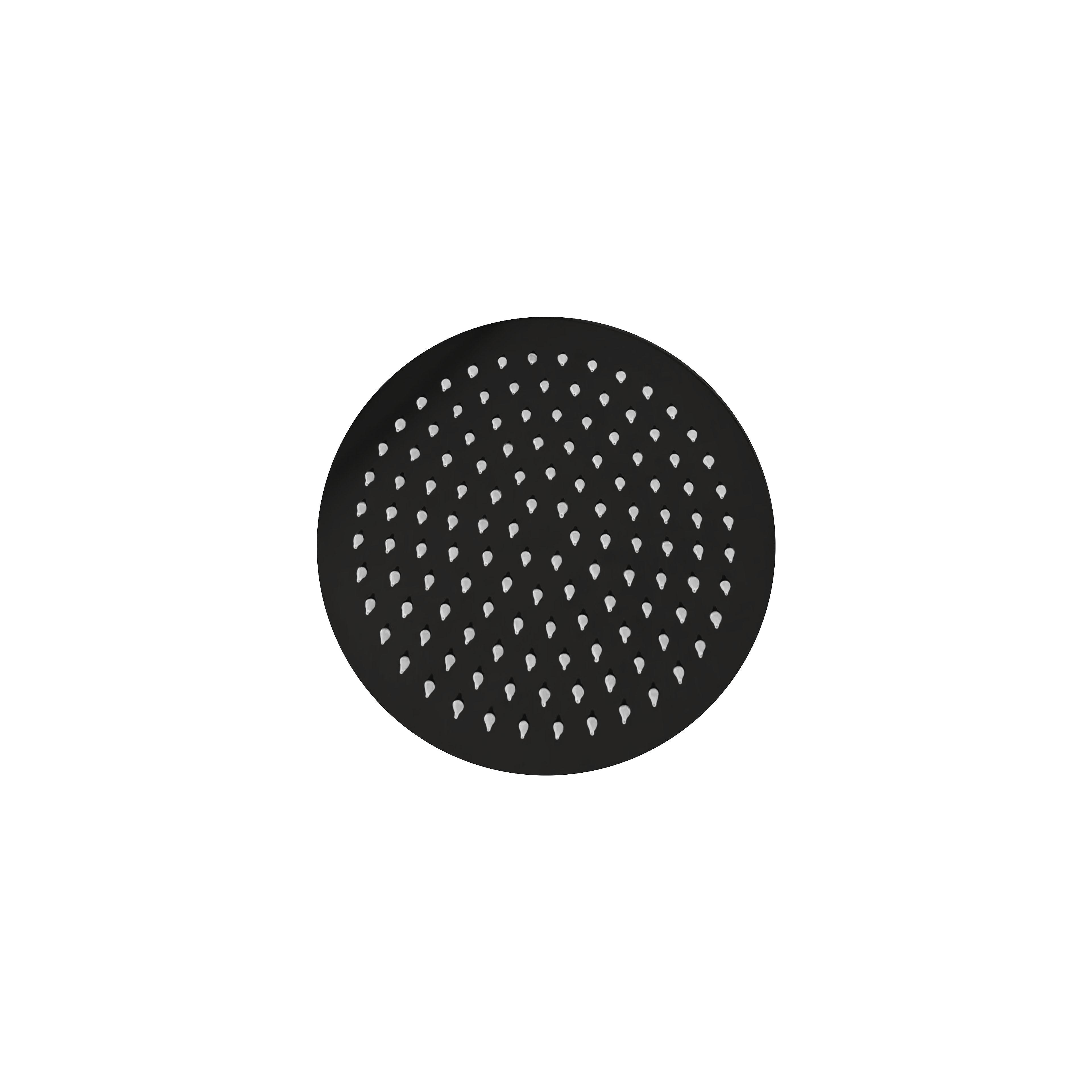 Esőztető zuhany Rea Black Matt 25cm