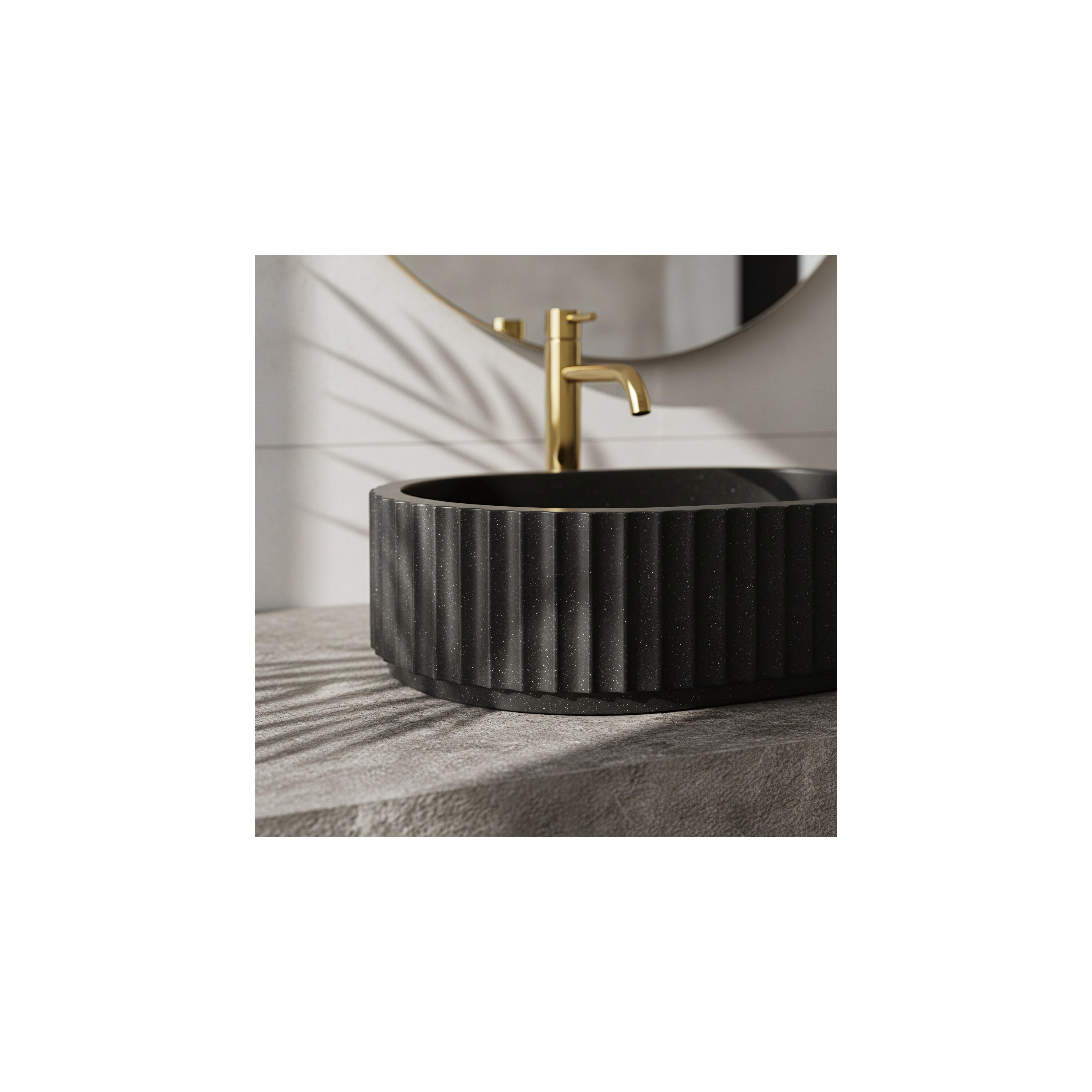 Countertop Basin Rea Margaret Black