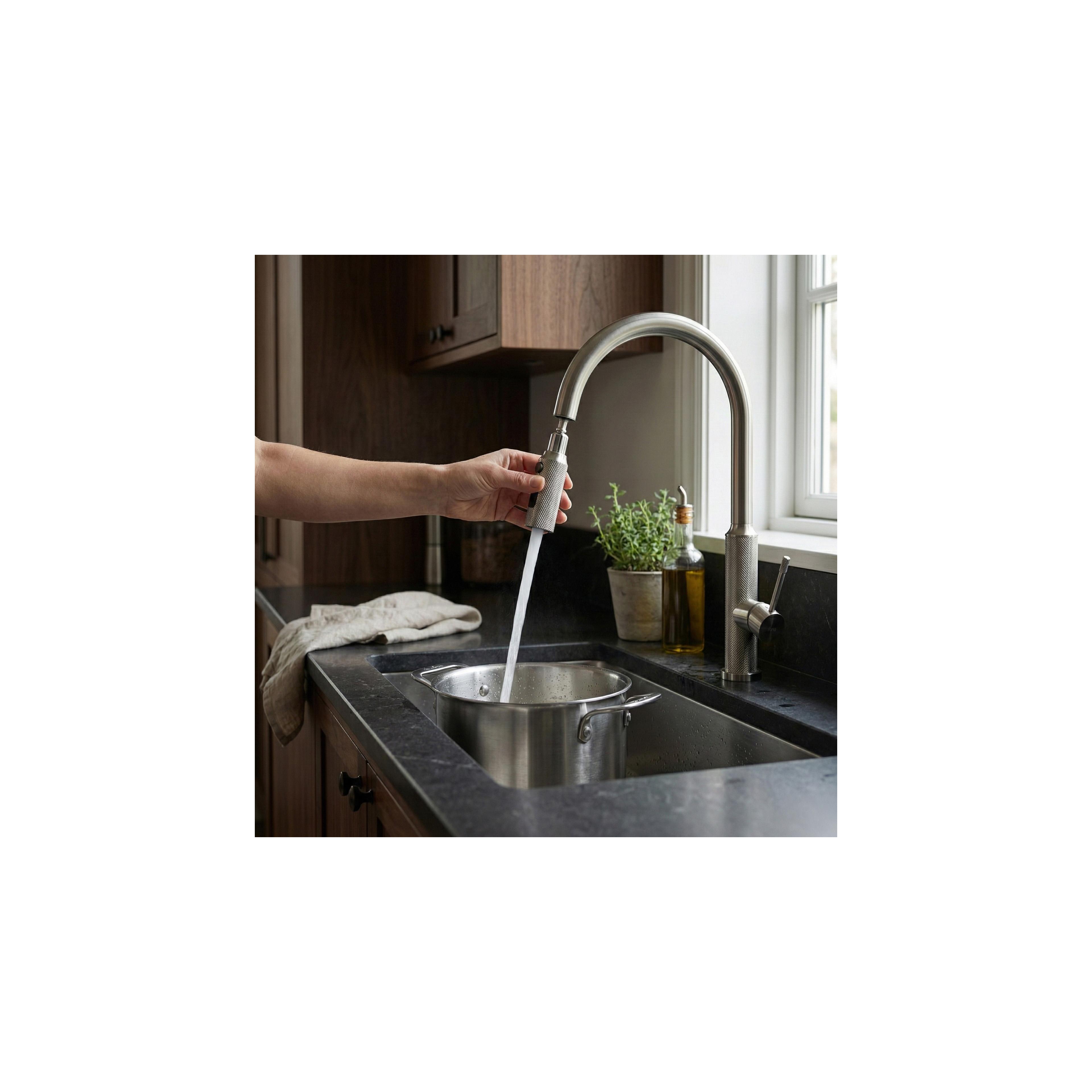 Robinet de cuisine Rea Master Brush Nickel