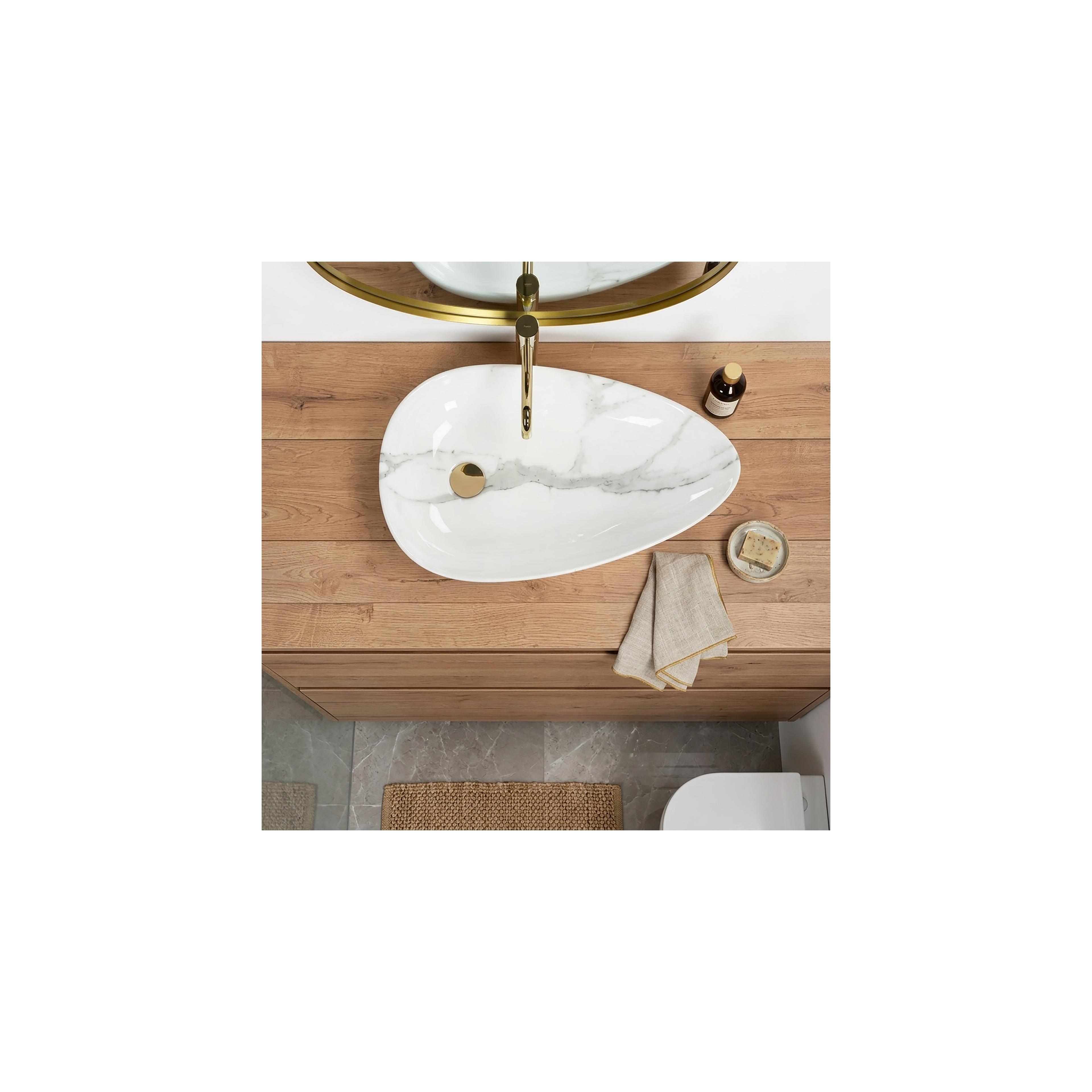 Lavoar pentru blat Rea Greta 65 Bianco Shiny