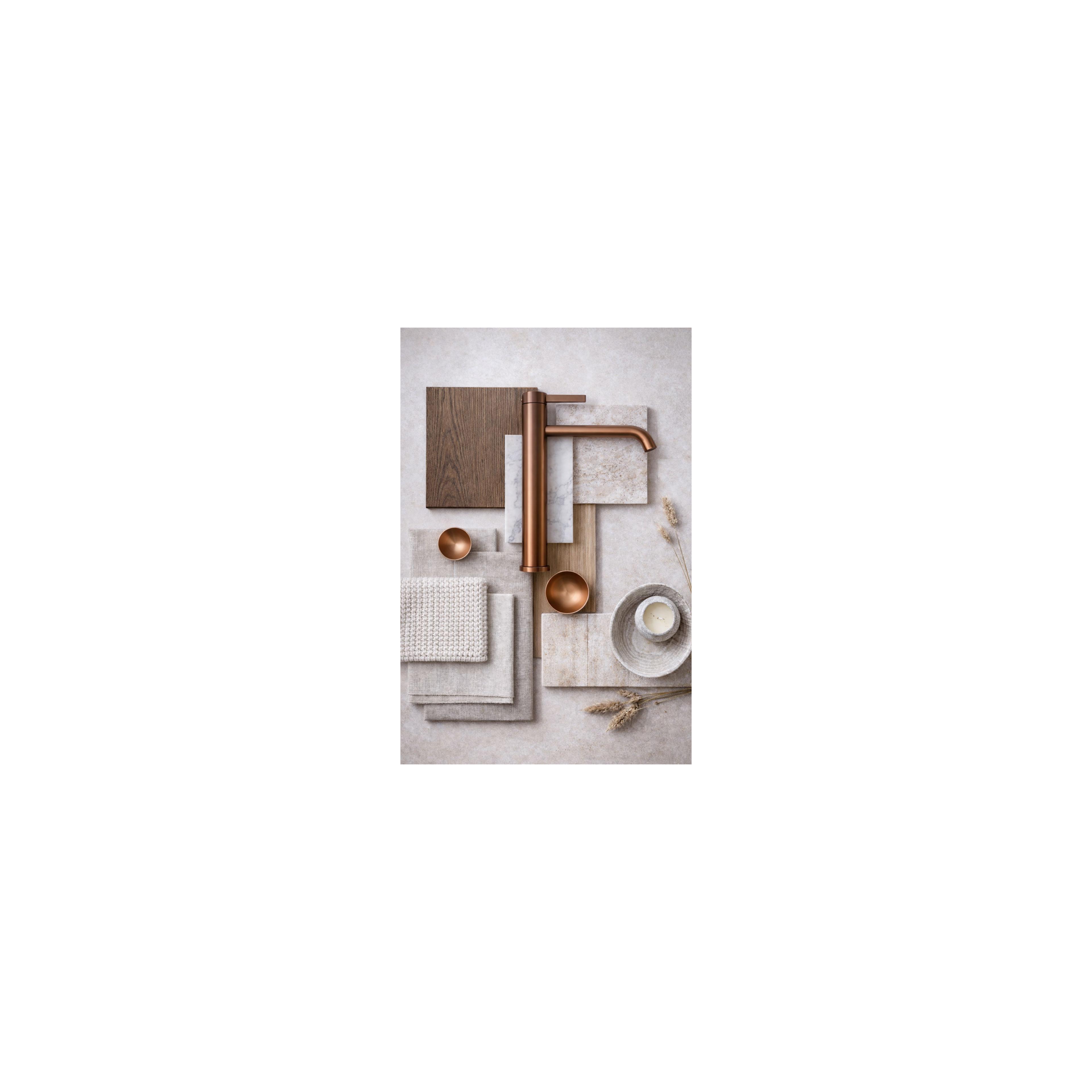 Waschbeckenarmatur Rea Rivo Brush Copper