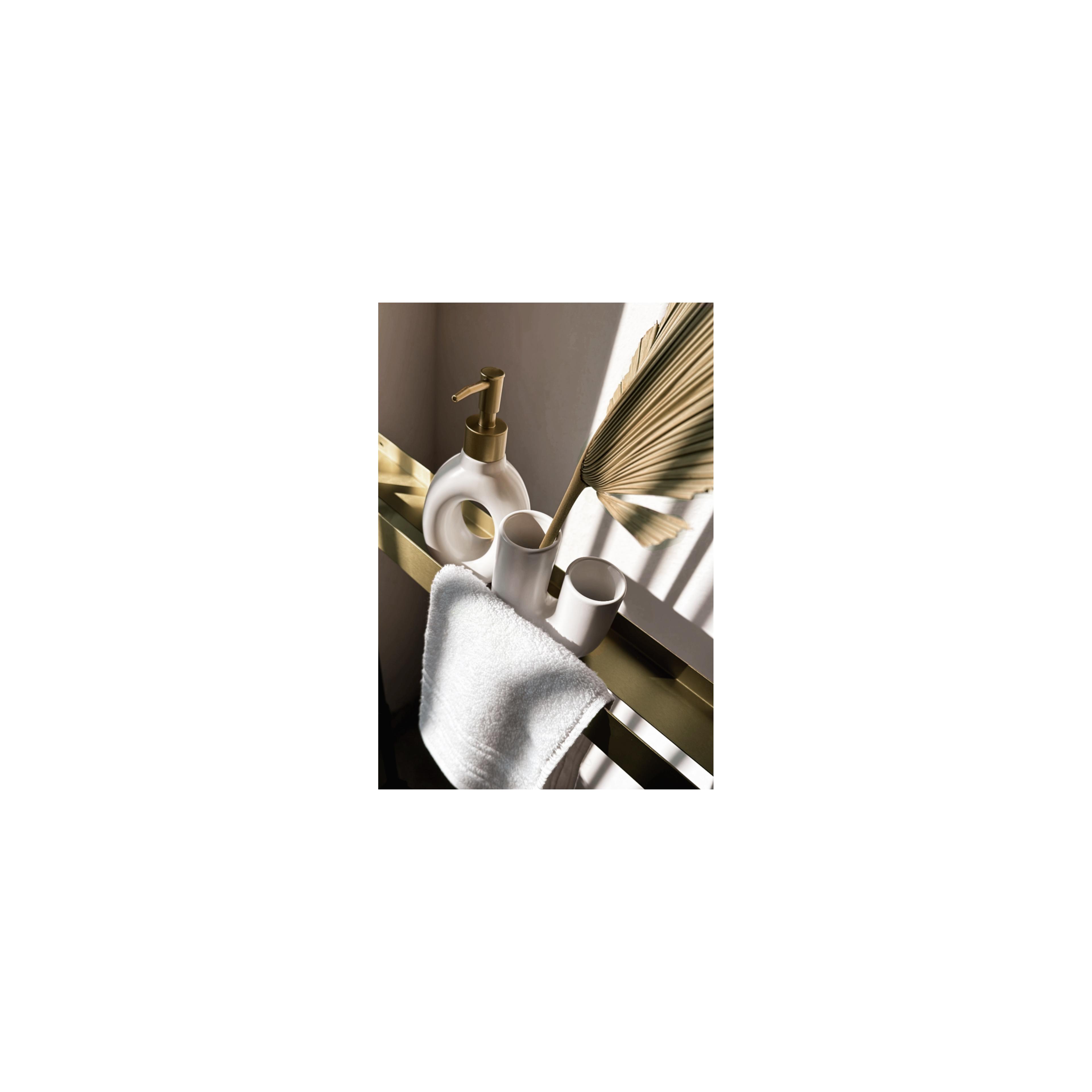 Bathroom shelf SF02 60cm gold brush