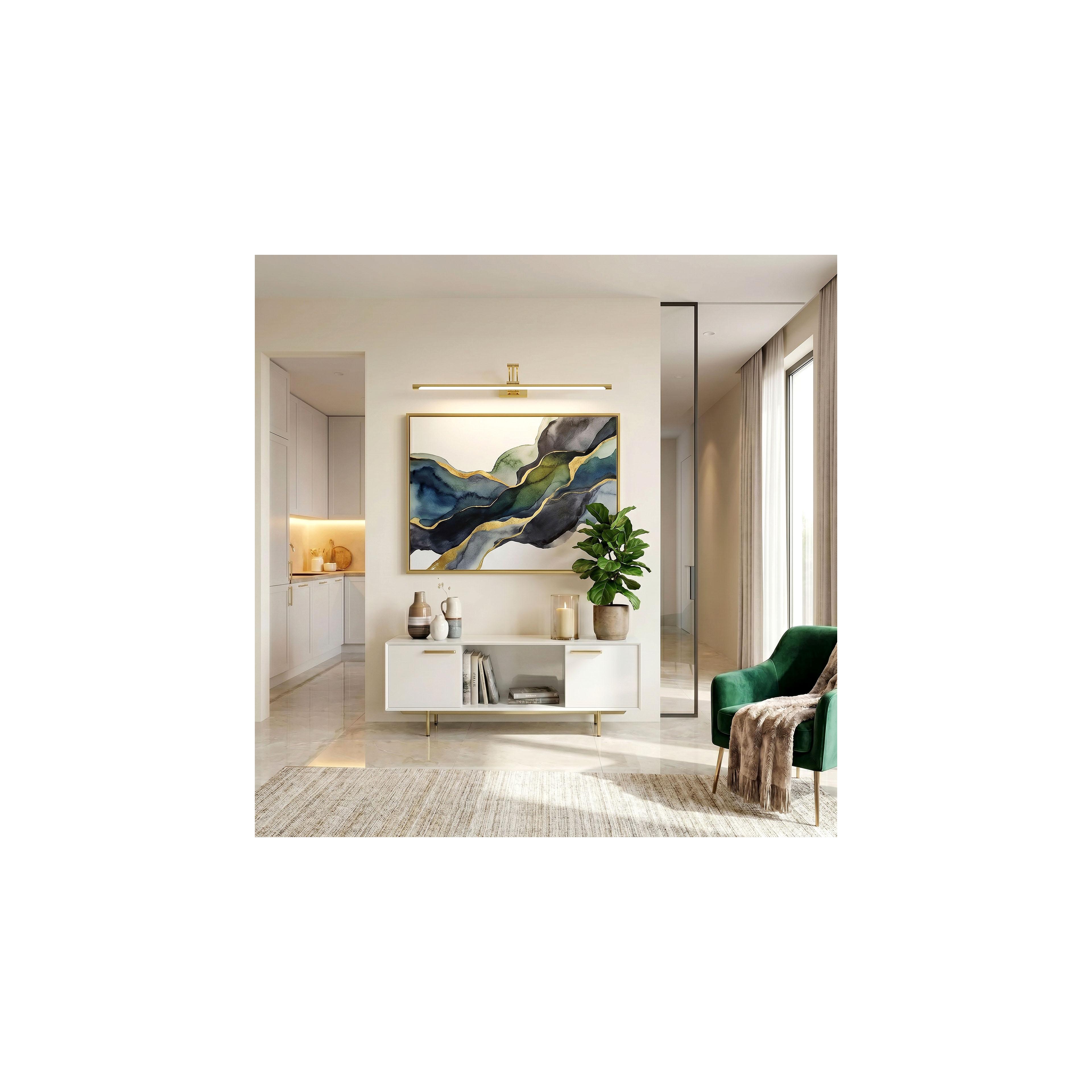 Bad LED-Wandleuchte SWE021-1W 80cm Gold