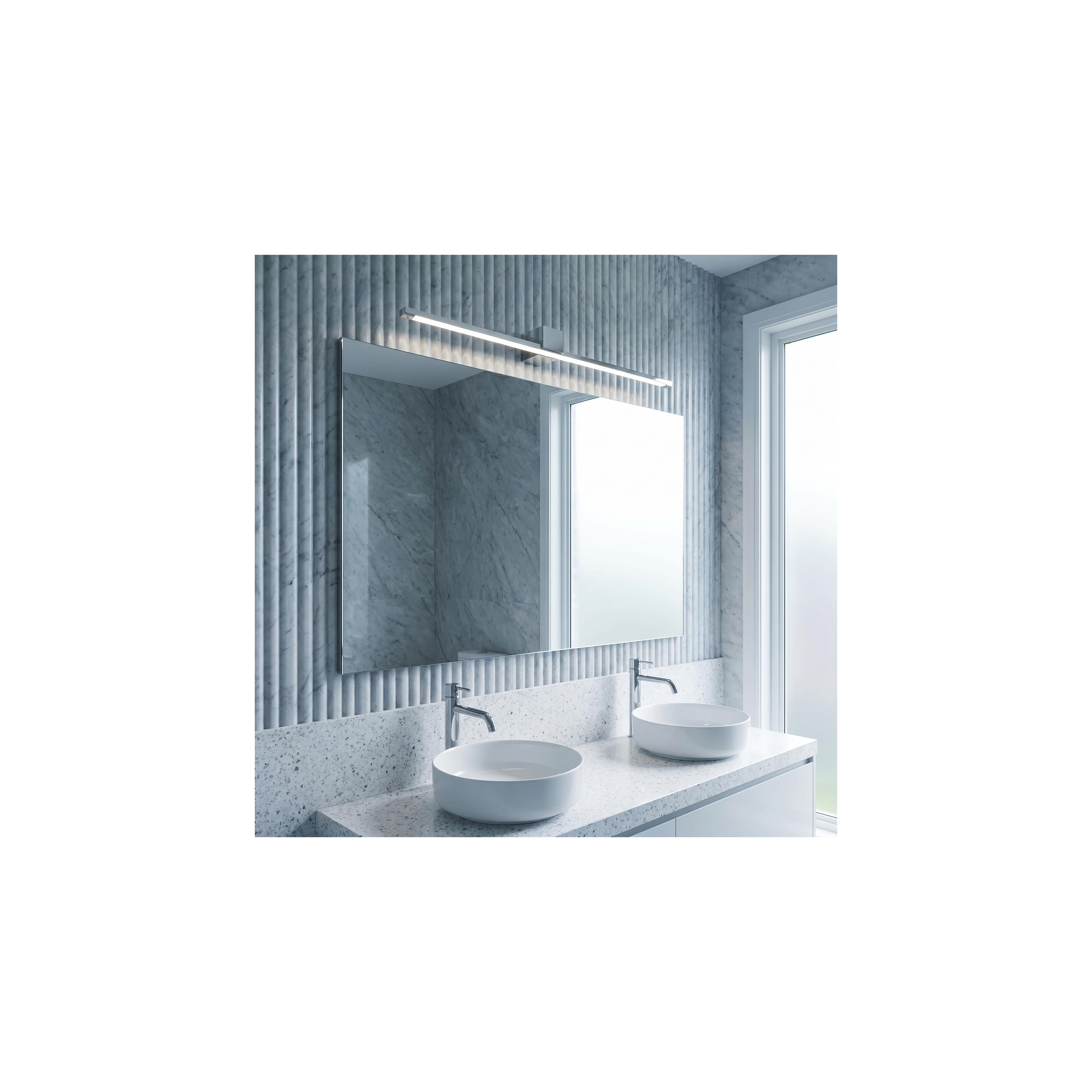 Badrum vägg LED-lampa SWE042-1W 80 cm Chrome