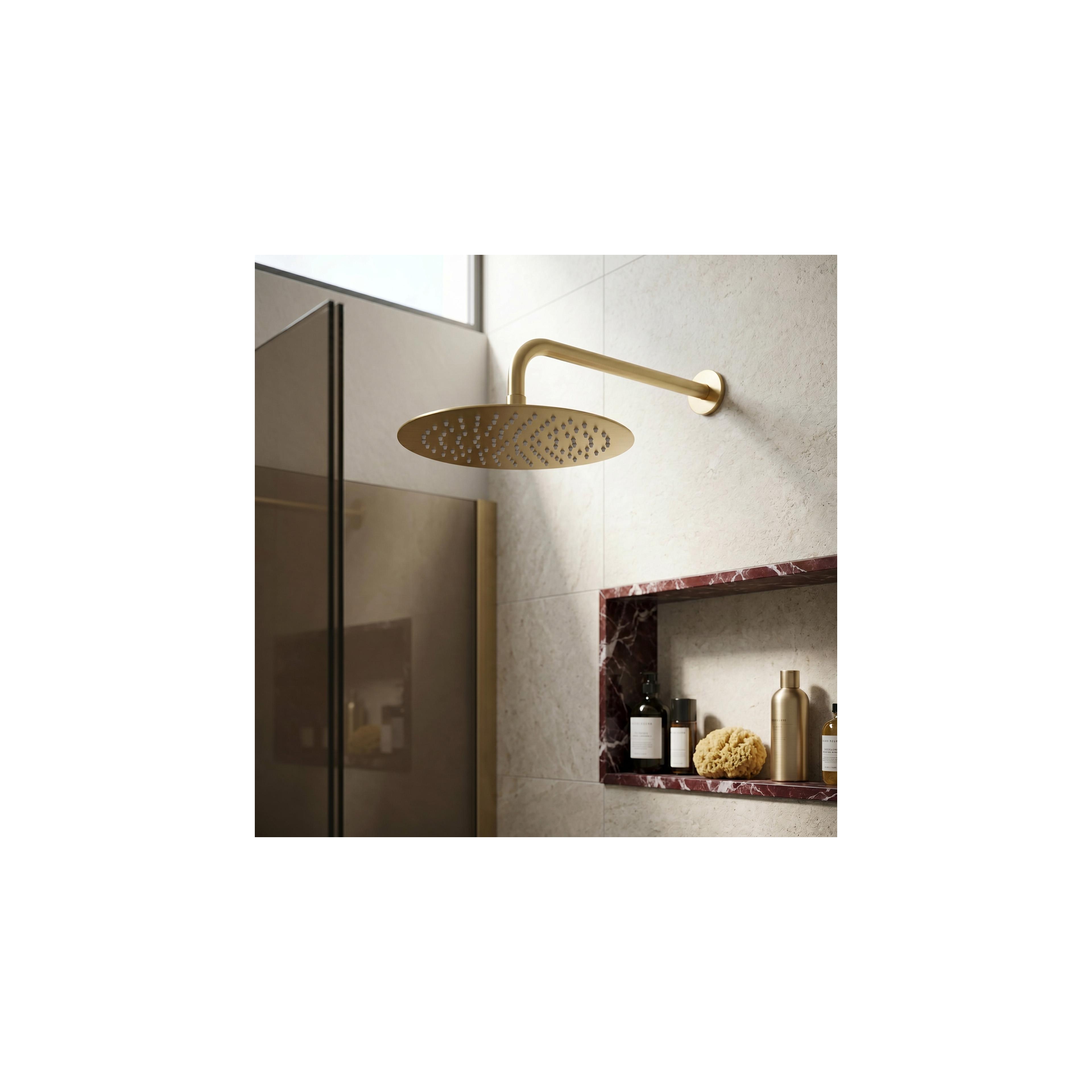 Runde Regendusche REA JS-P014BG 30cm Brush Gold