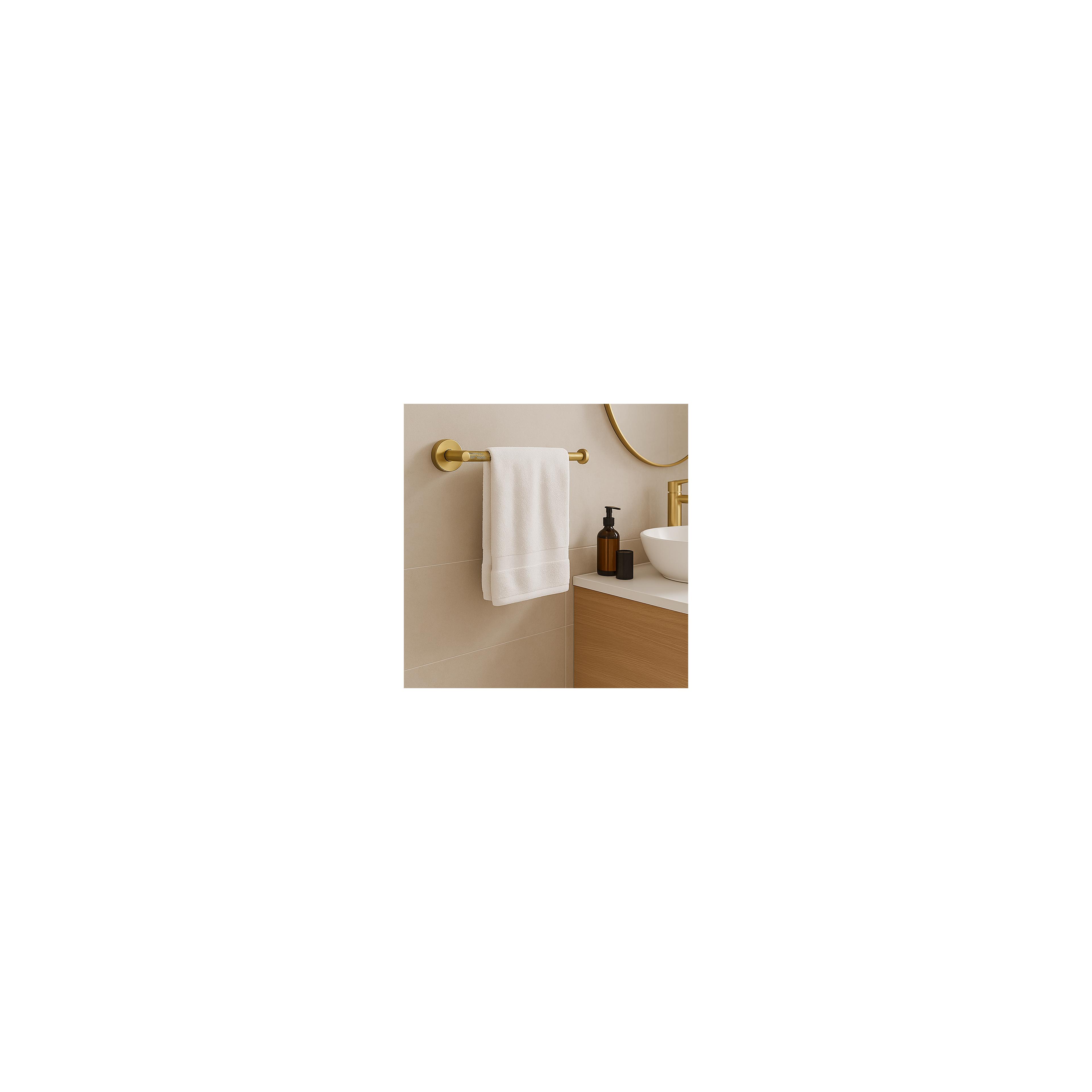 Vannas istabas pakaramais 6610a Modern Brush Gold
