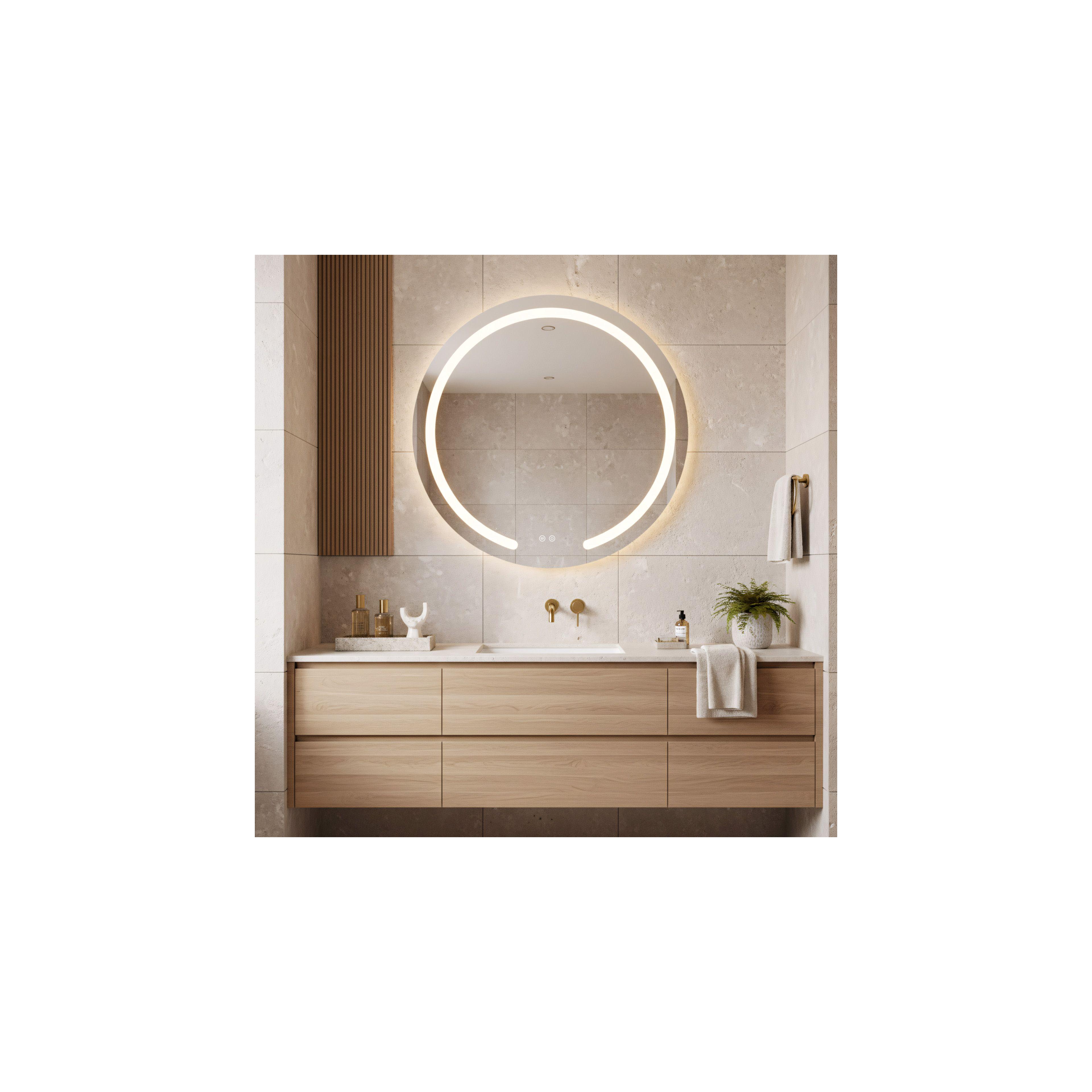Miroir LED 100cm Modern
