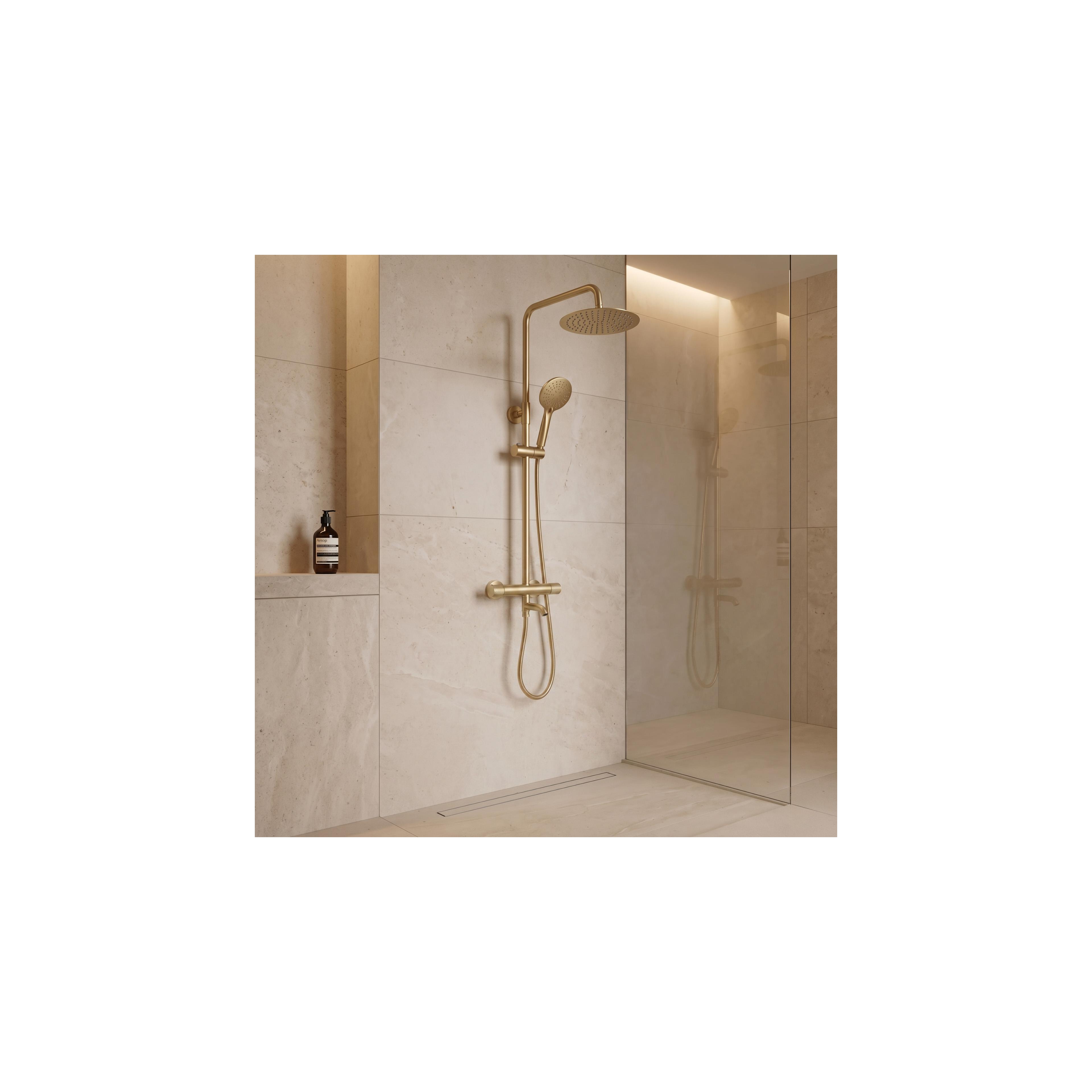 Conjunto de ducha REA Lungo Diamond Gold Brush