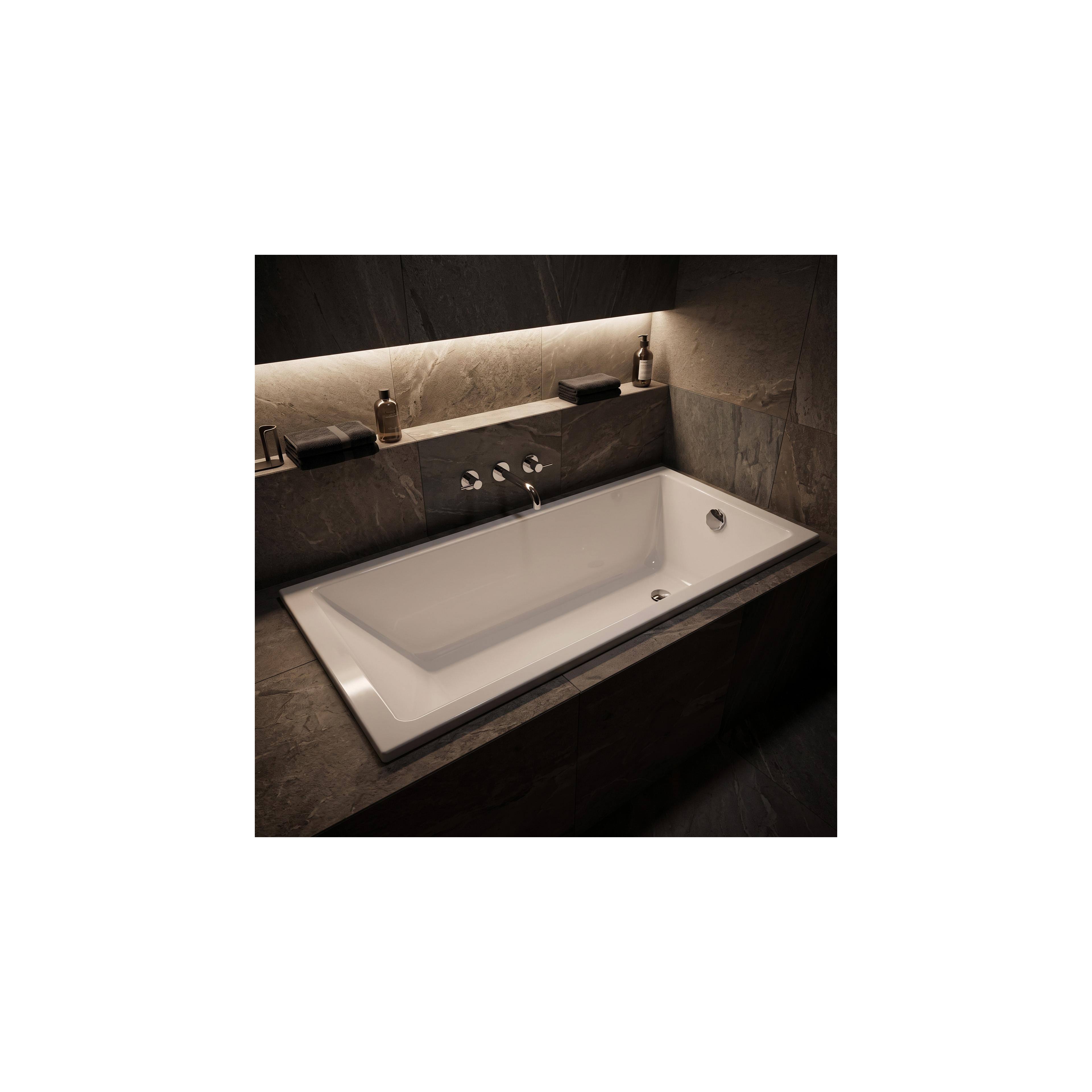 Baignoire acrylique encastrable Rea Catania 180