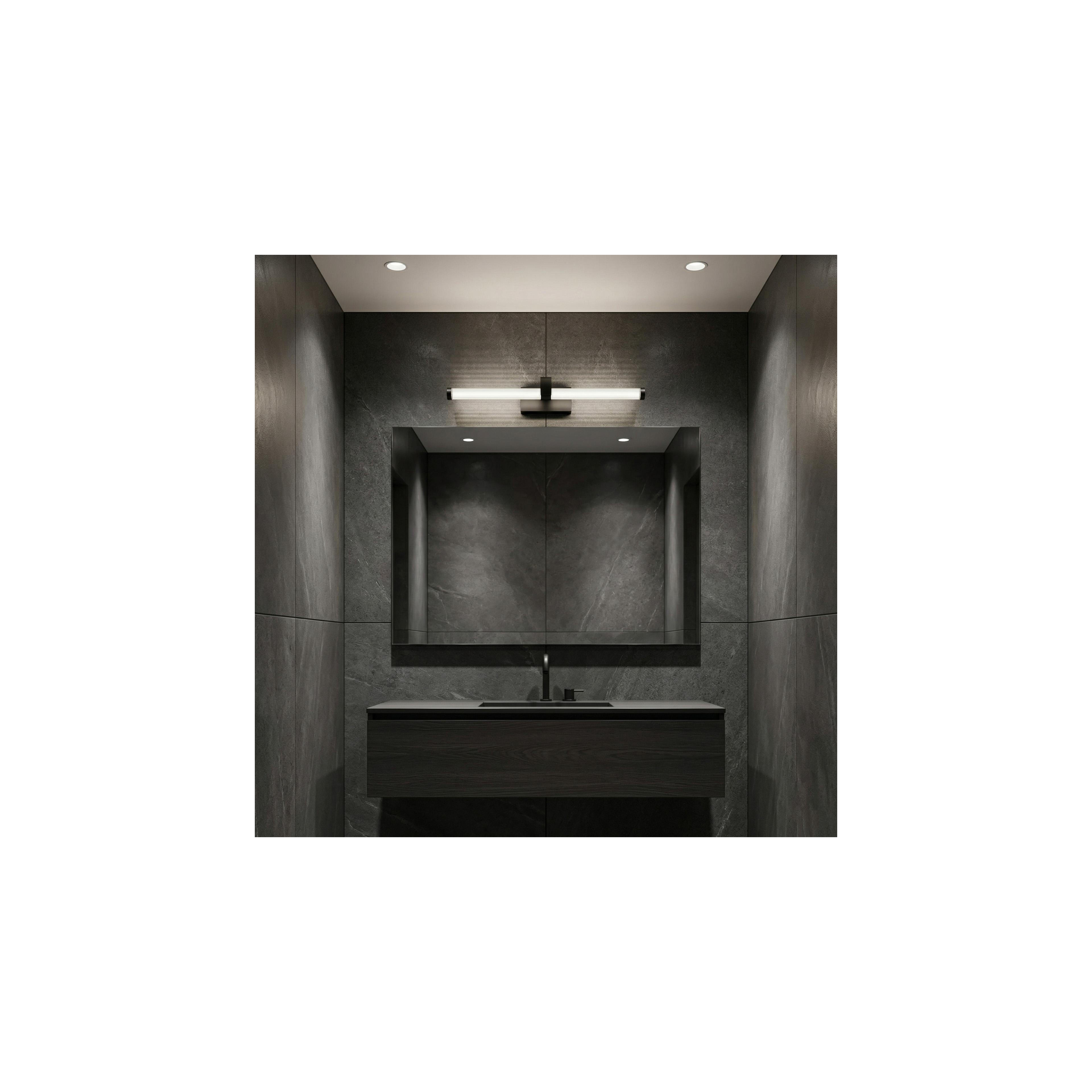 Badrum vägg LED-lampa APP1887-1W 40cm BLACK