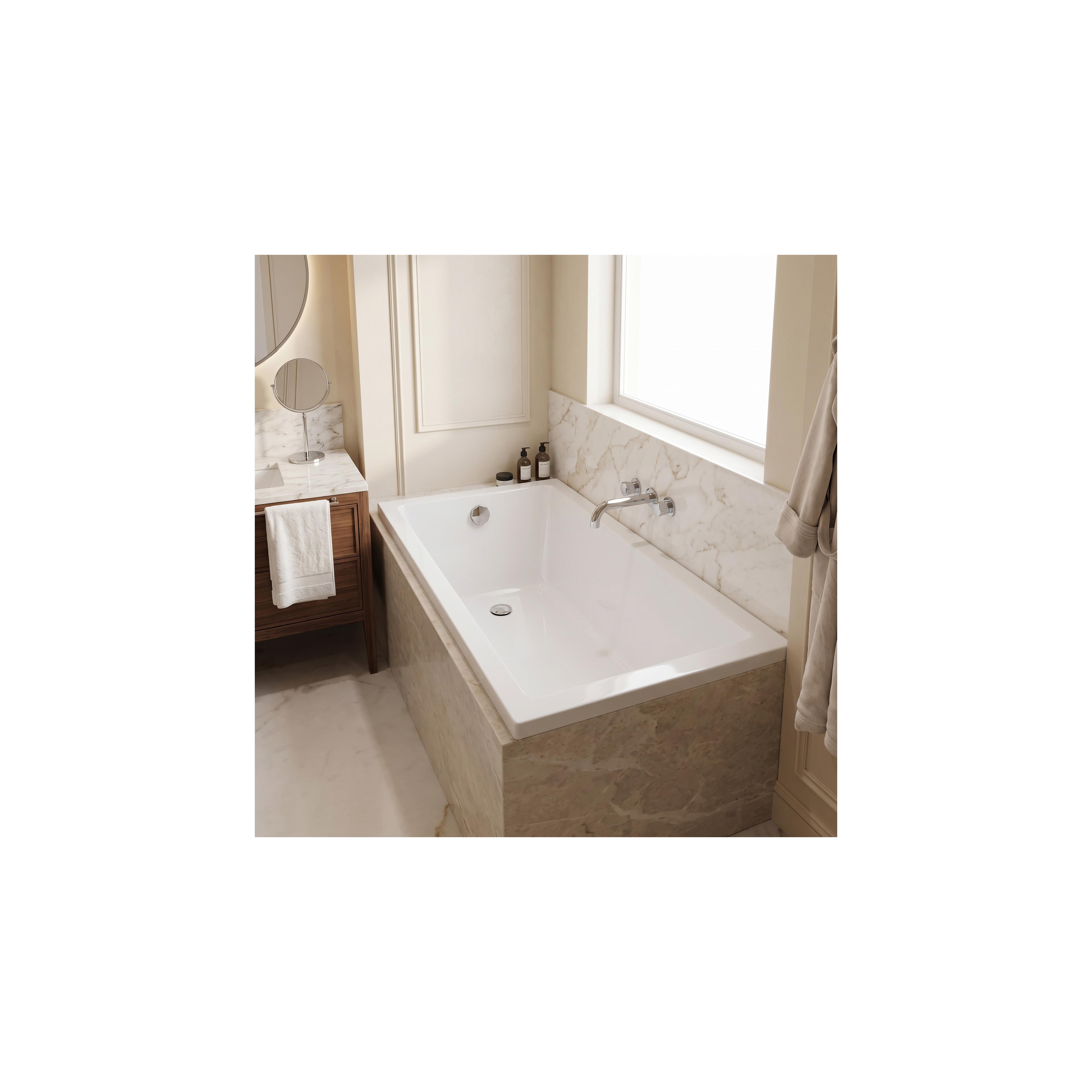 Baignoire acrylique encastrable Rea Catania 160