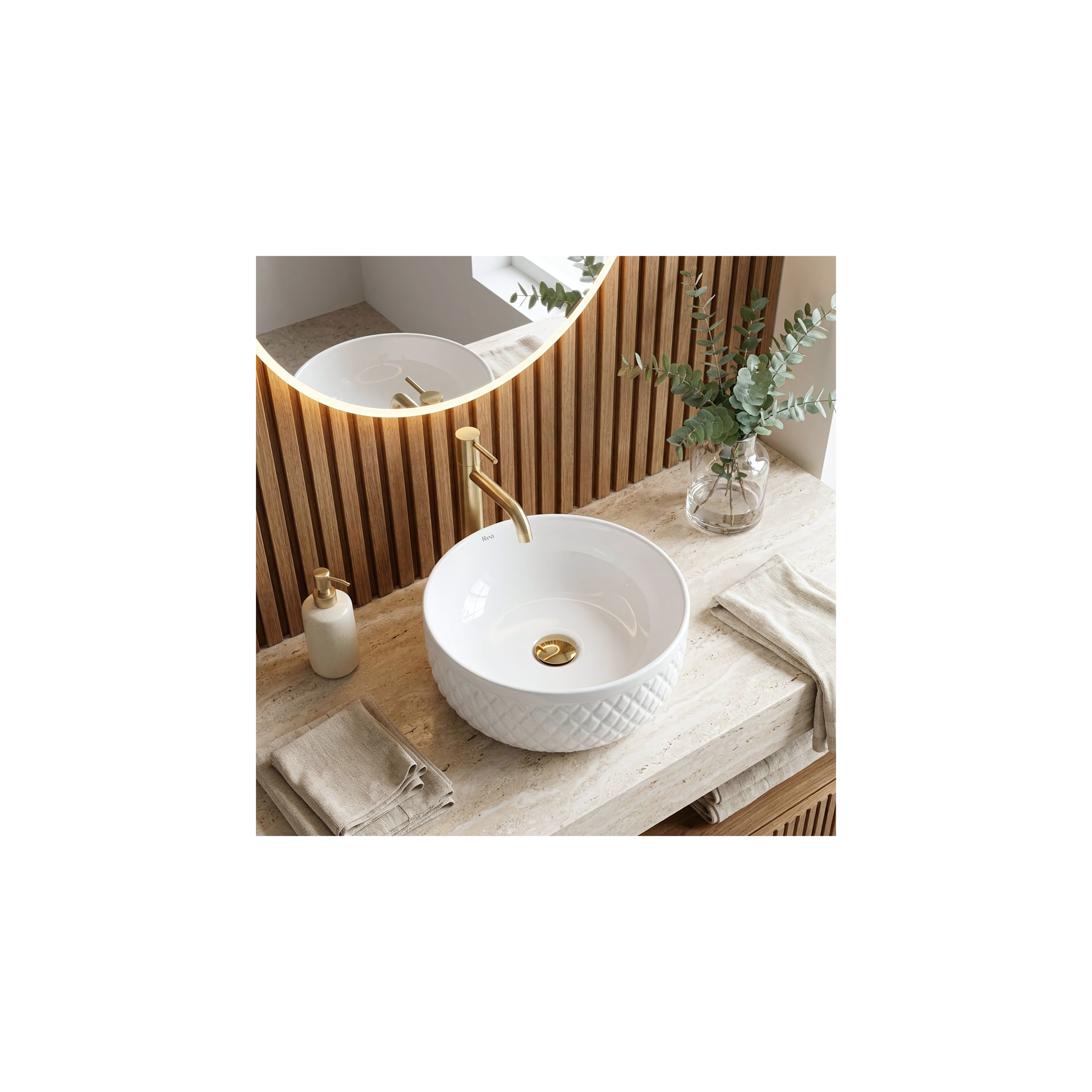 Countertop washbasin Rea Galaxy