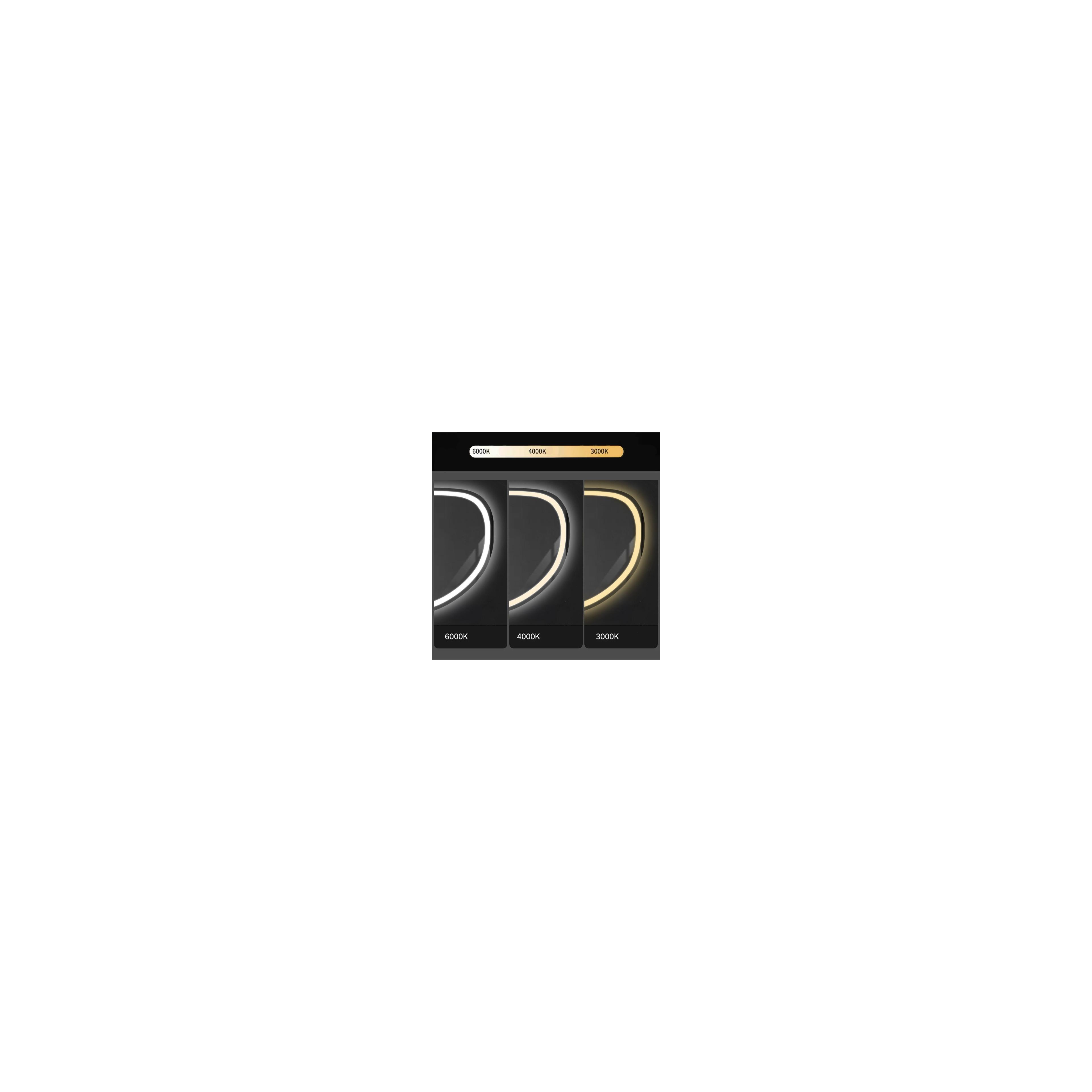 Miroir LED 70x100cm FOG