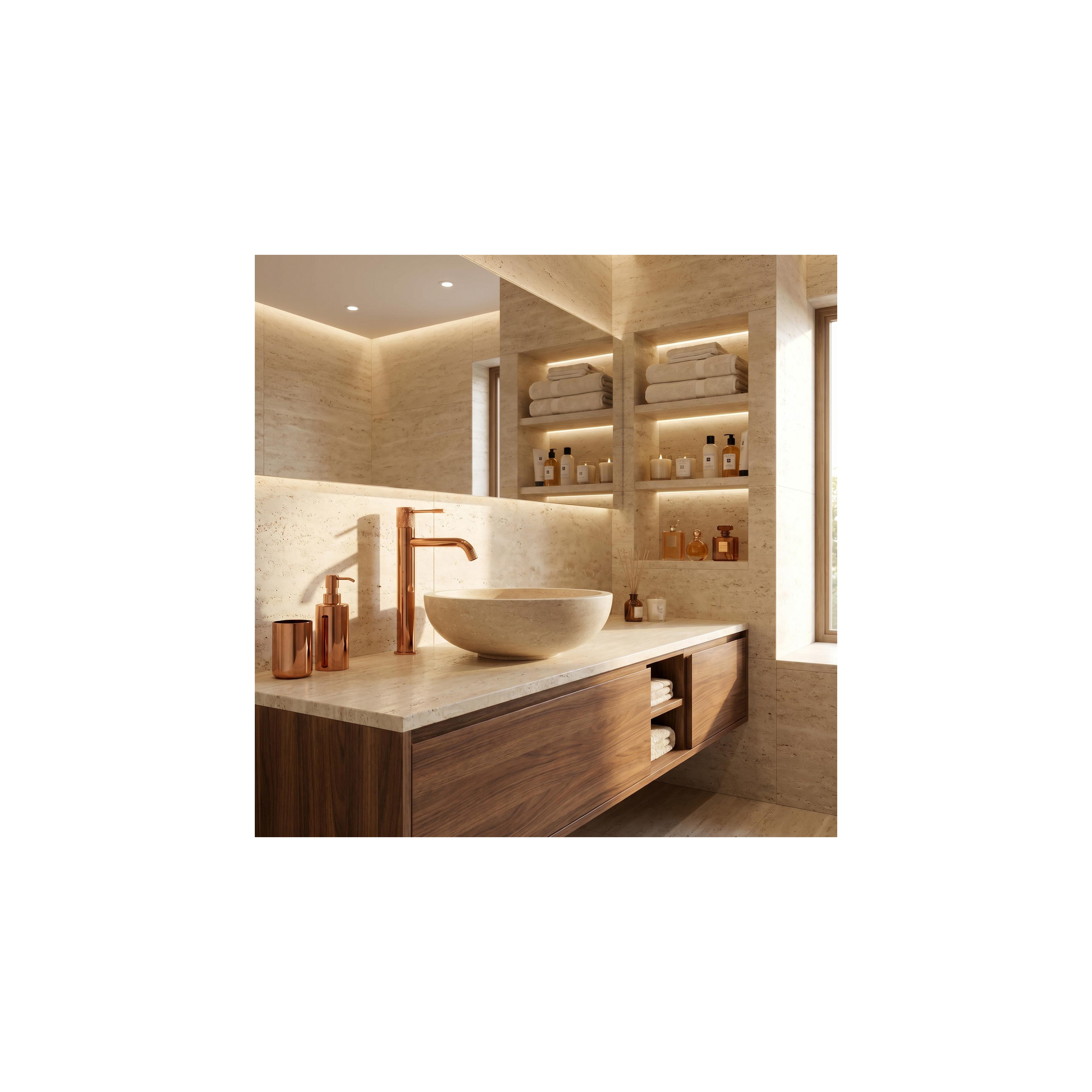 Bathroom faucet Rea Venti Copper High