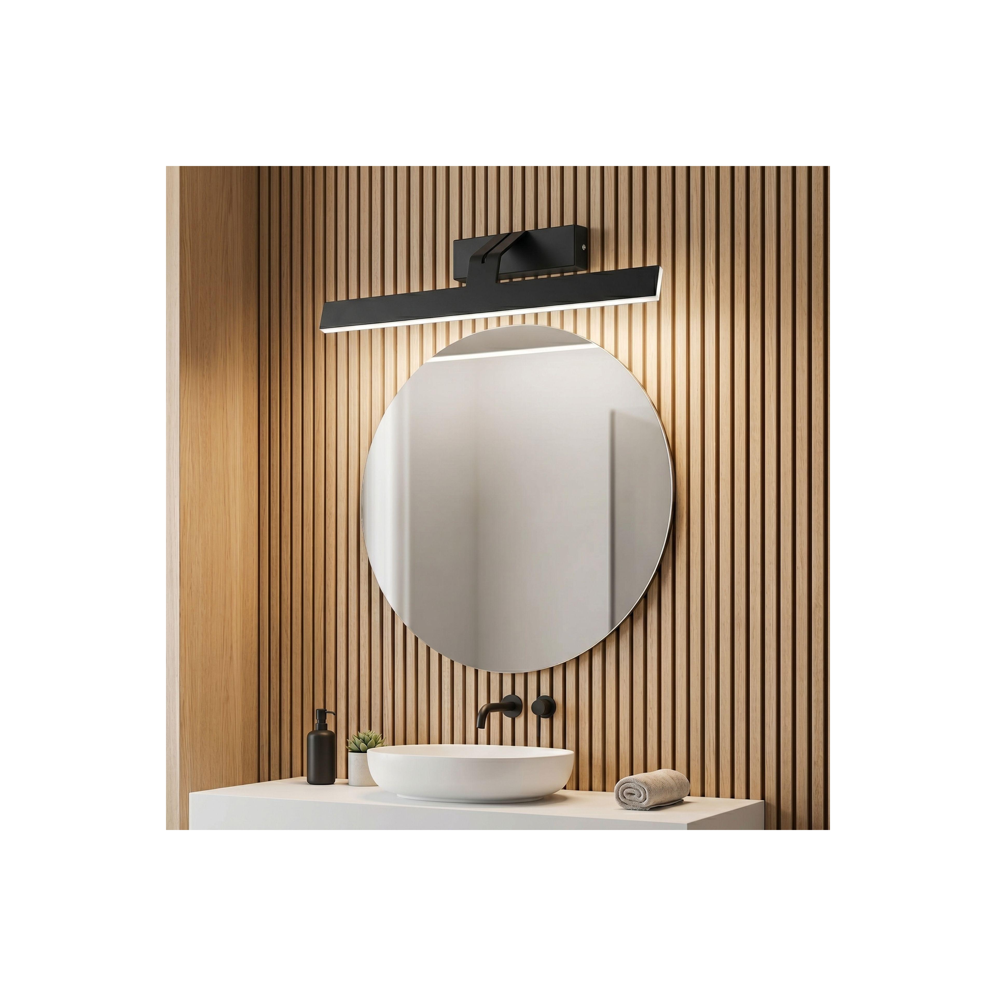 Vannitoa seina LED-valgusti SWE010-1W 43cm BLACK