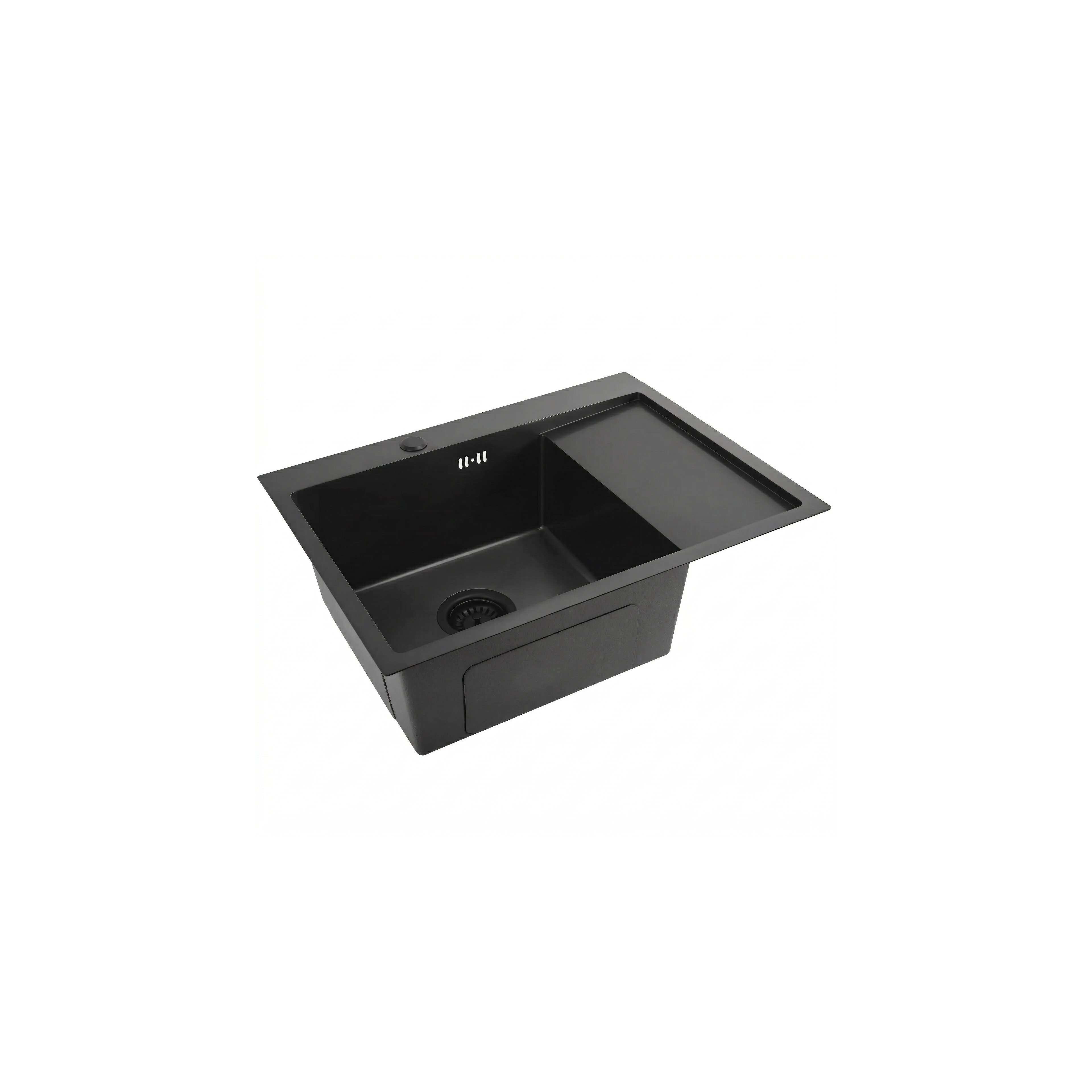 Edelstahlspüle Fin Black