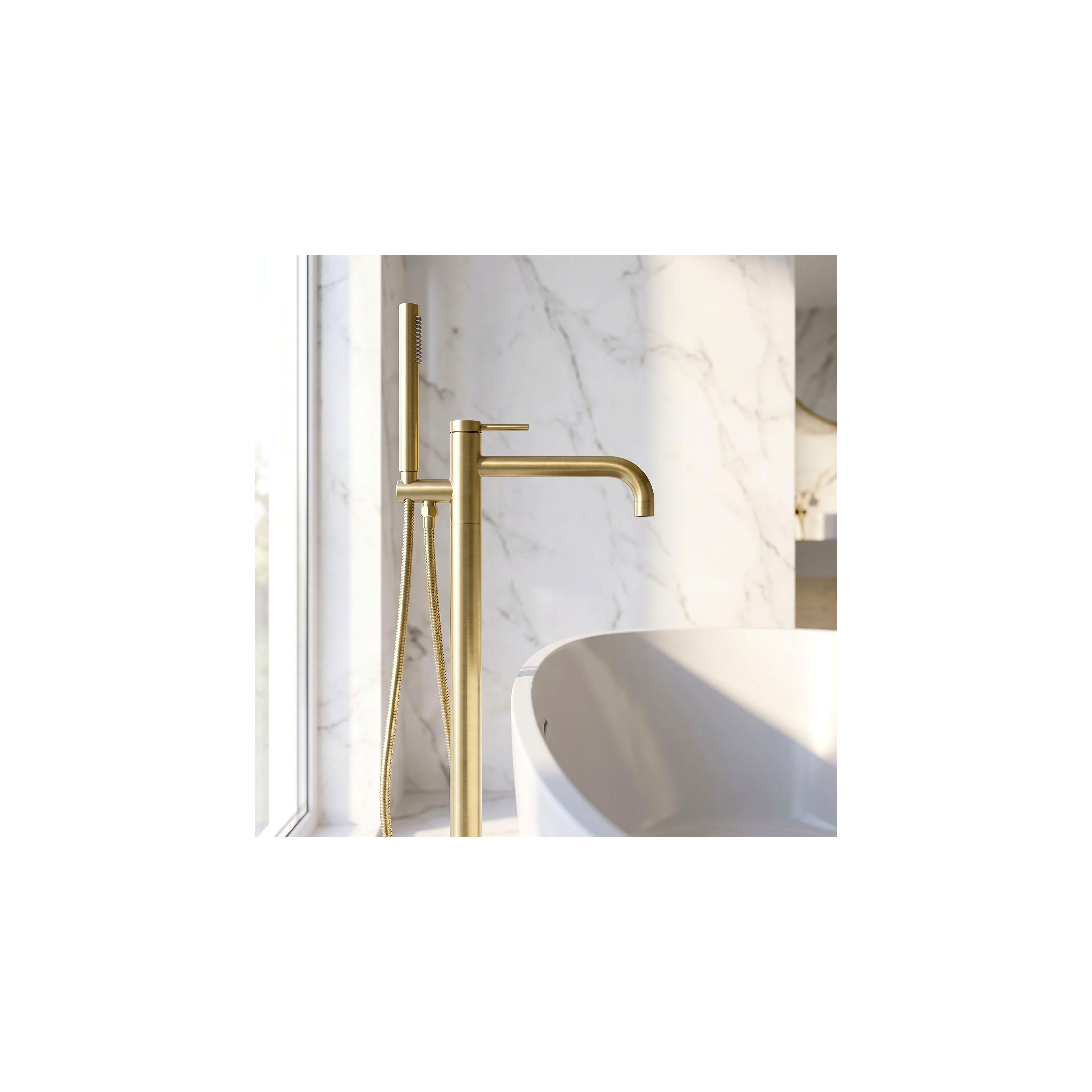 Free-standing faucet Rea Clif Brush Gold