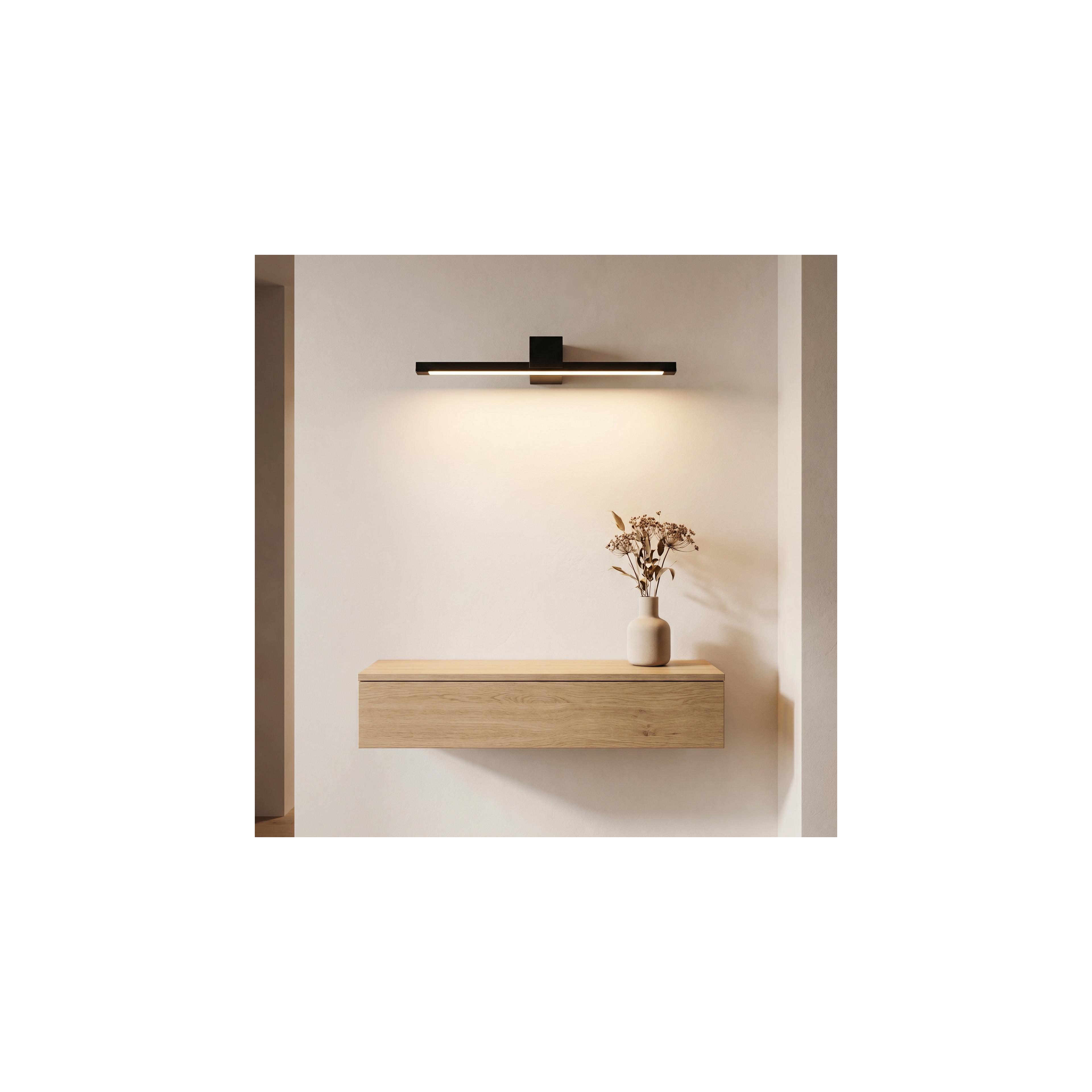 Bad LED-Wandleuchte SWE050-1W 60 cm Black