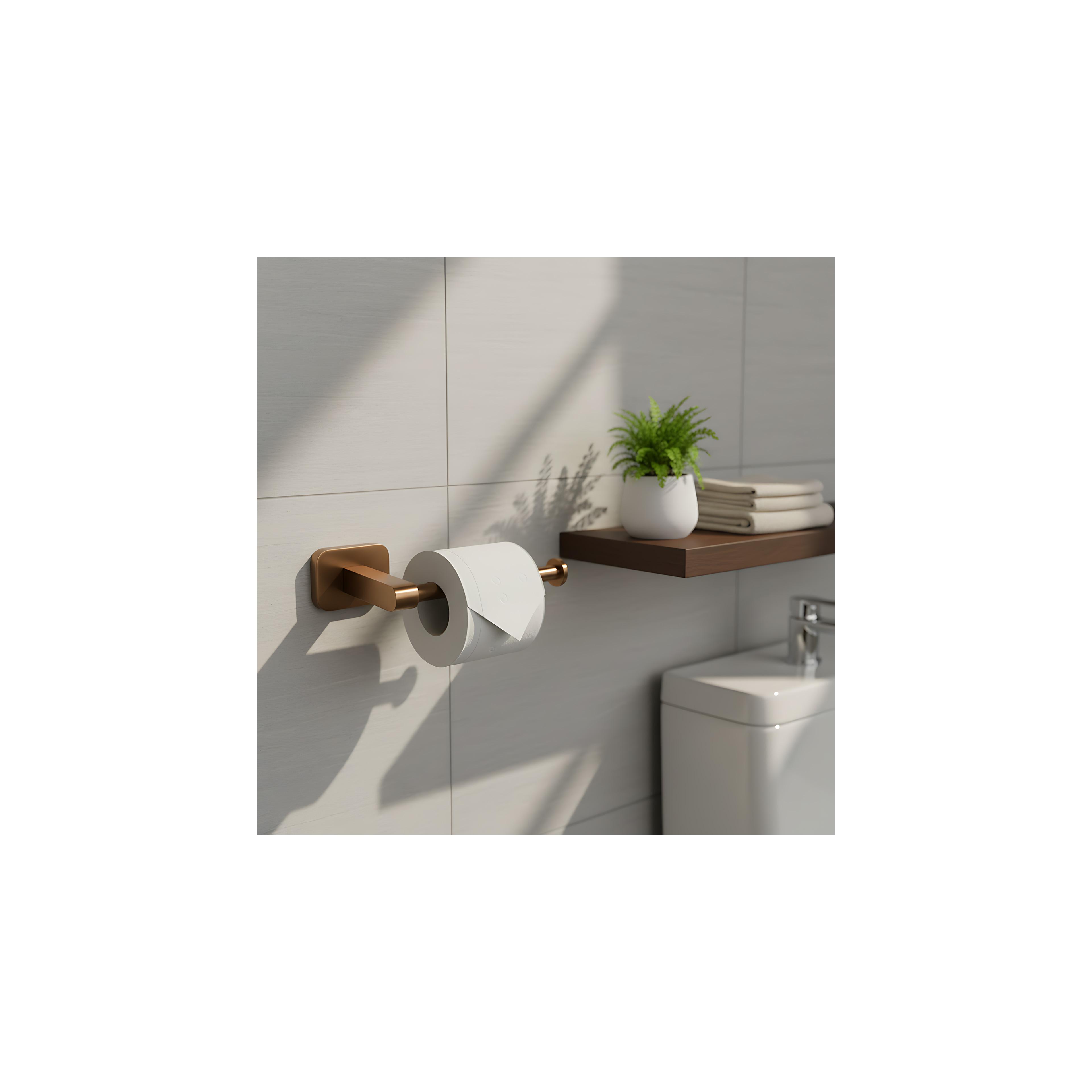 Suport hârtie igienică 5909 Nico Brush Copper