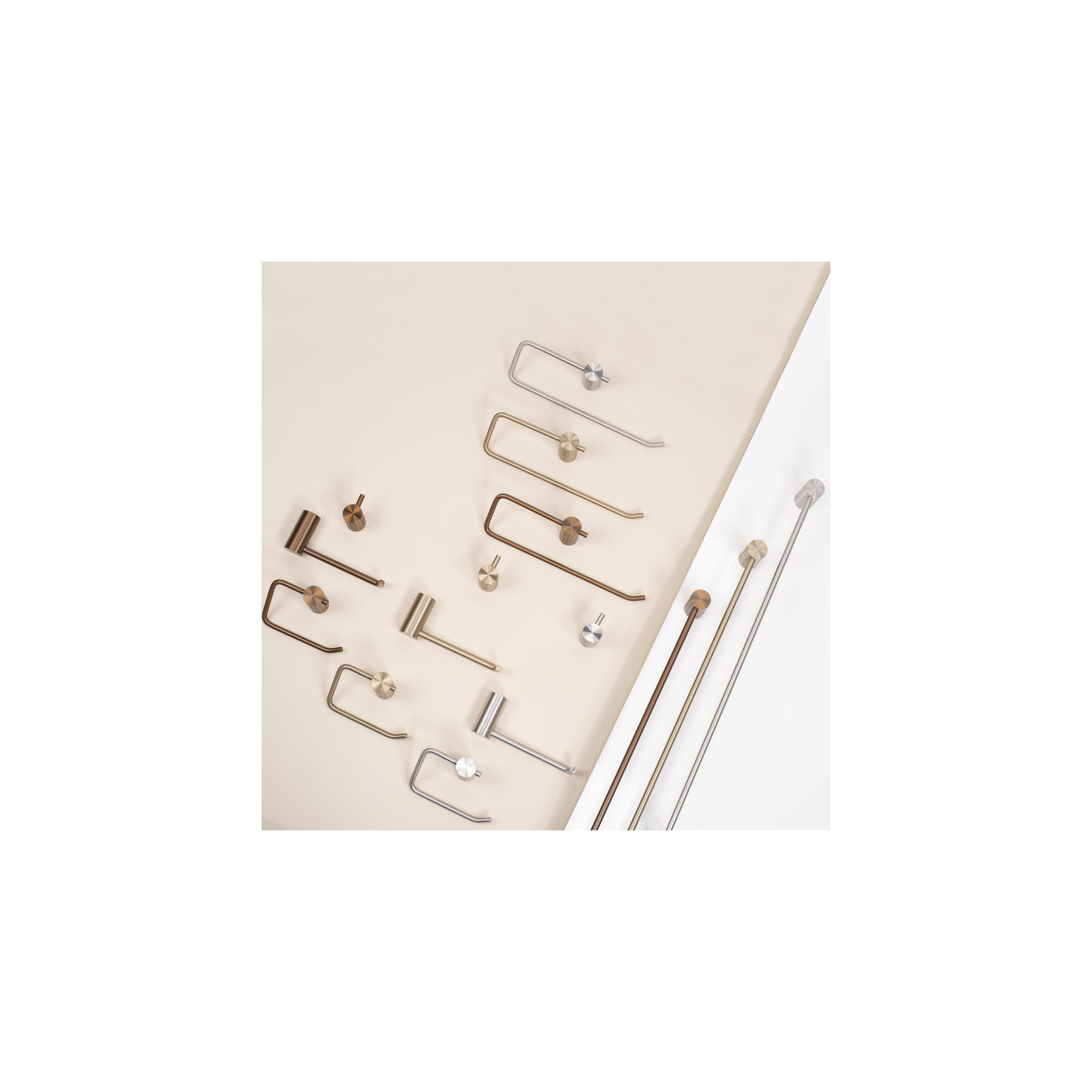 Cabide de banheiro com braço único 9711A Prism Brush Nickle