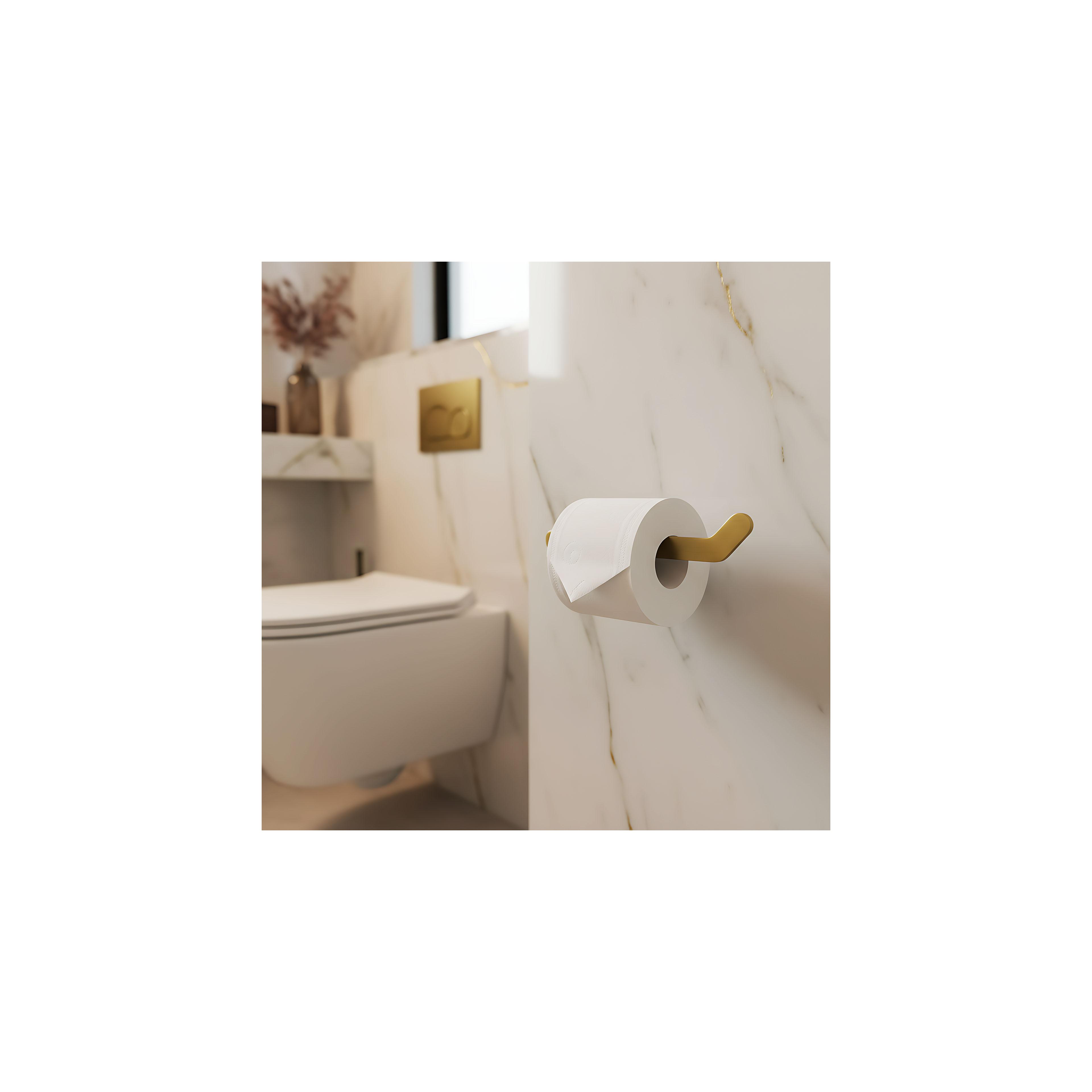 Porte papier-toilette 109 Til Brush Gold