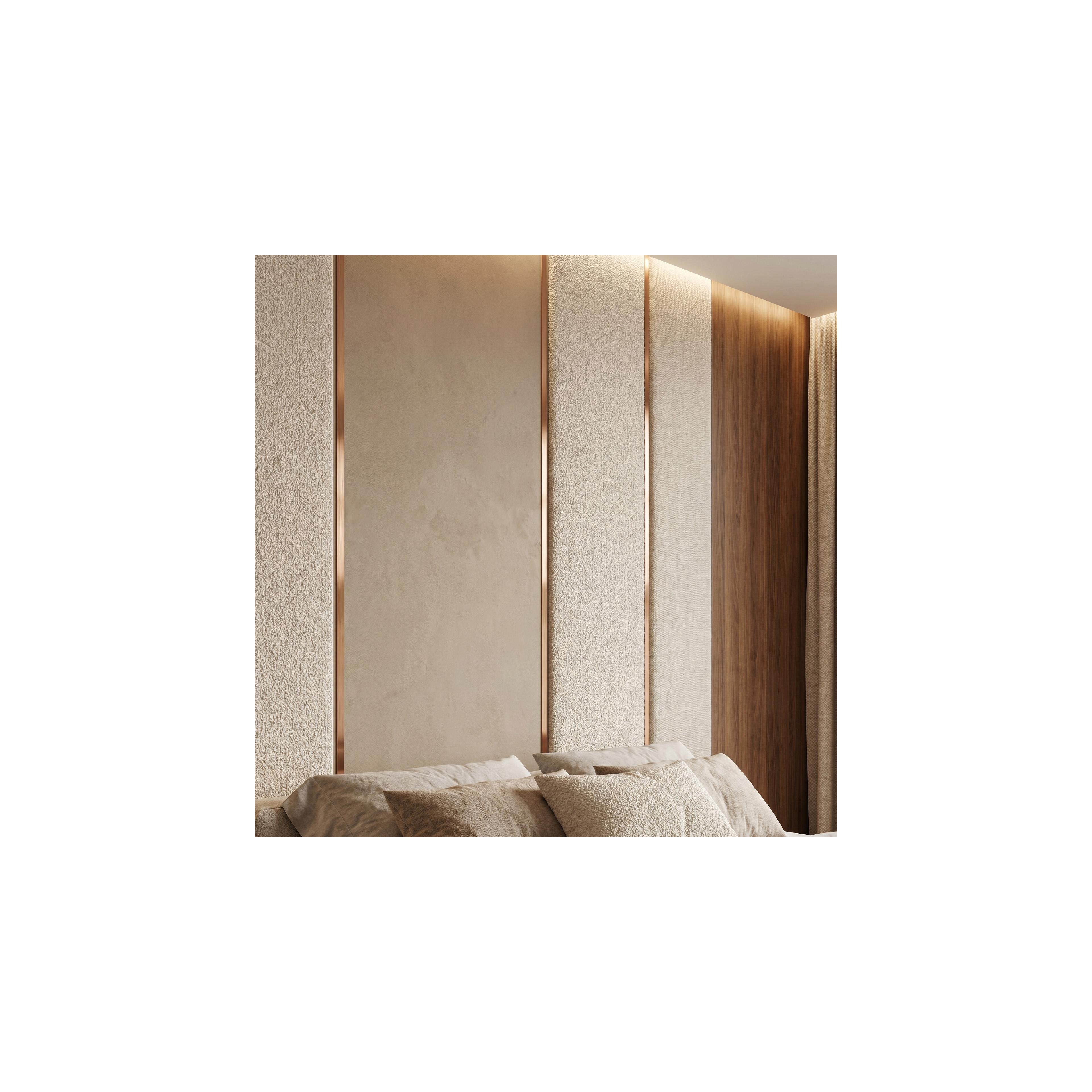 Self-adhesive decorative trim Rea P14454A 2cm Brush Copper