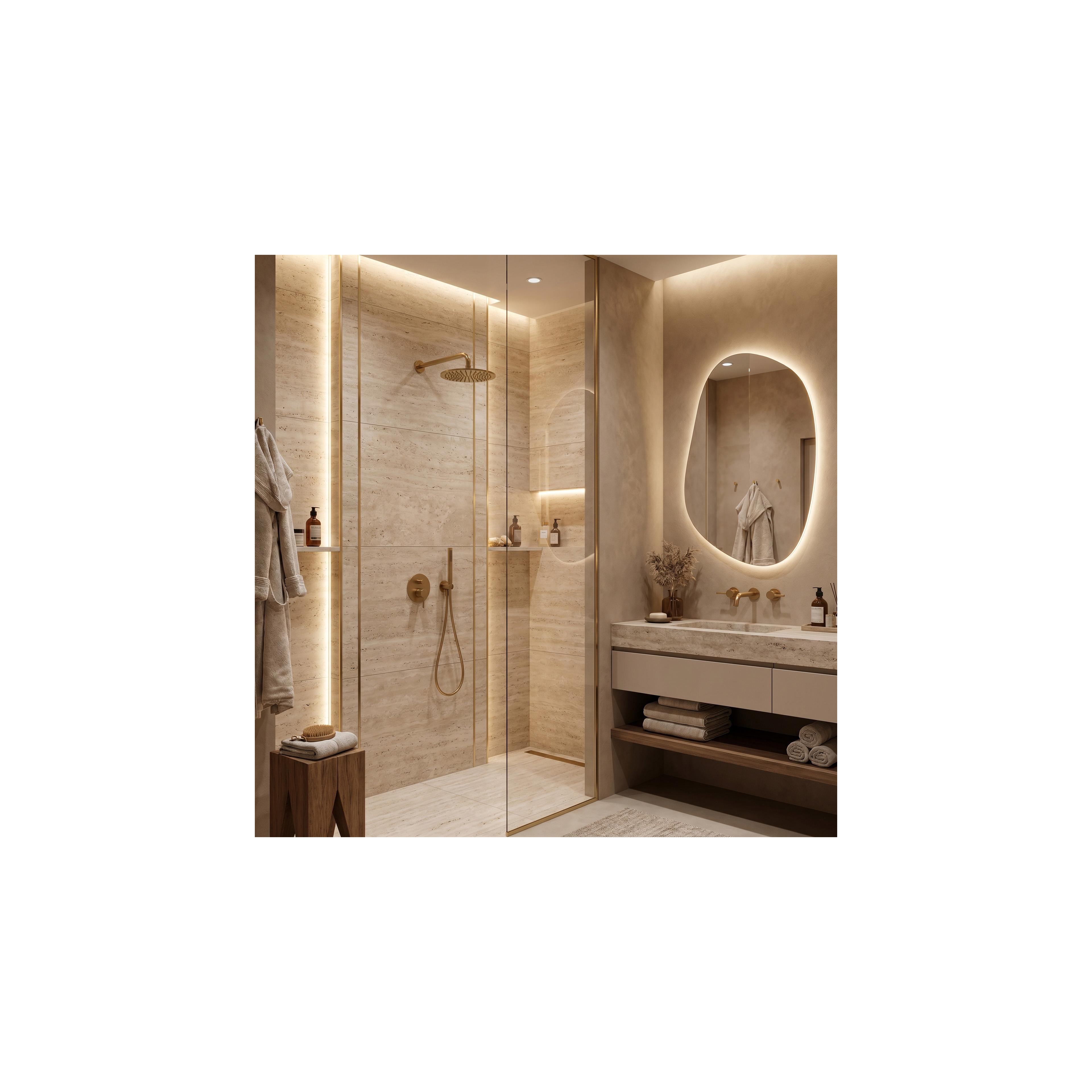 Self-adhesive decorative trim Rea P14454 2cm Brush Gold