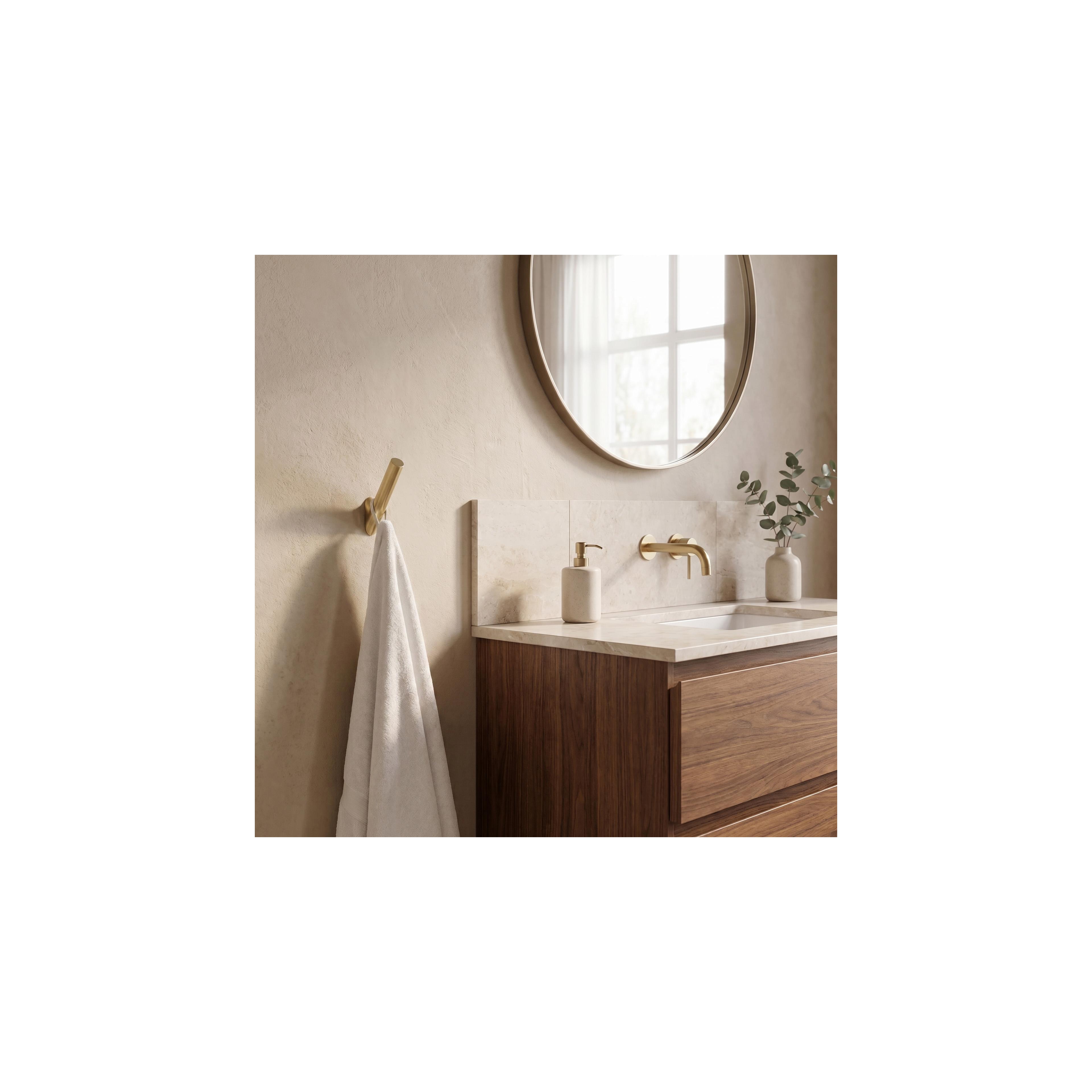Bathroom hook WILL Brush Gold