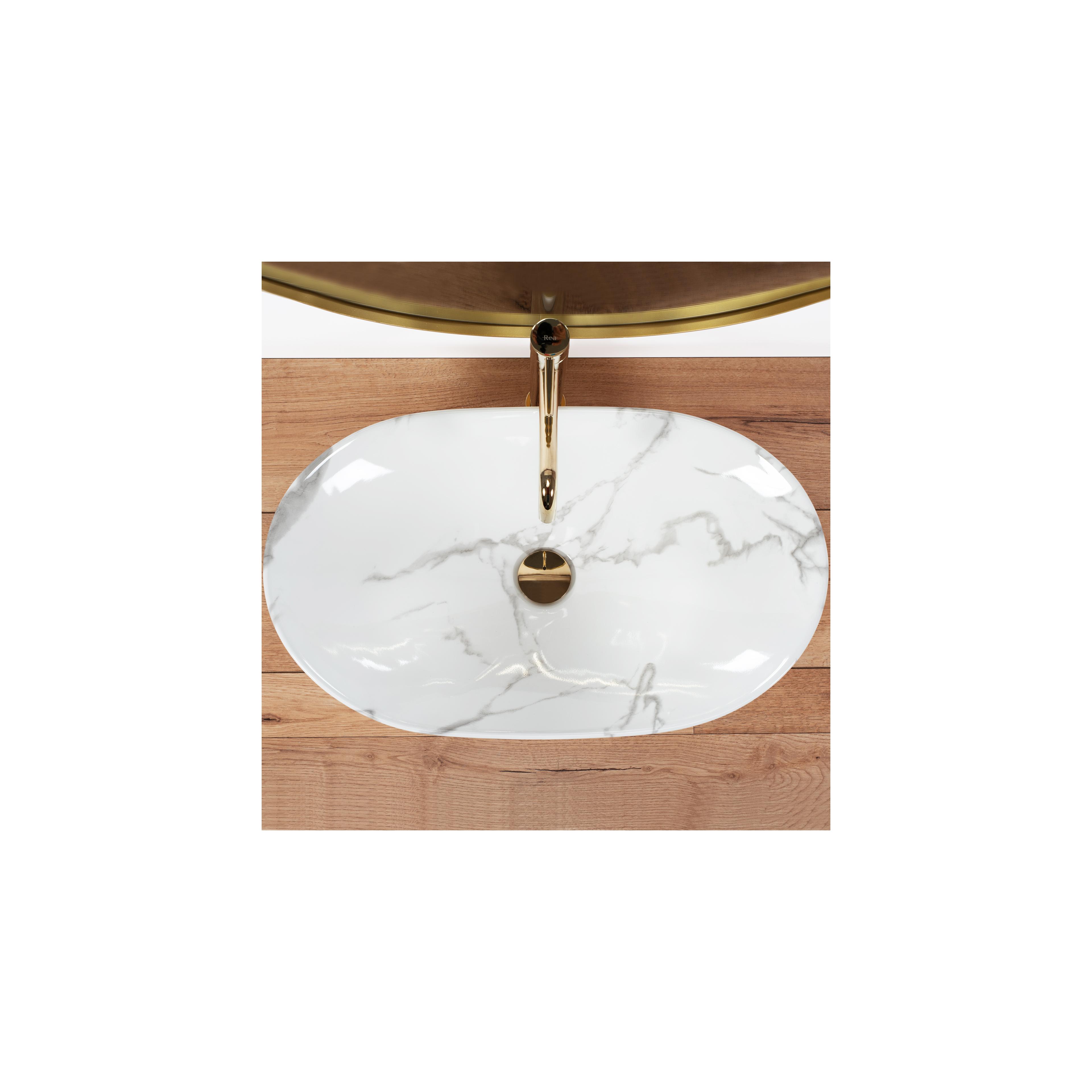 REA Royal Marmo Shiny Countertop valamu