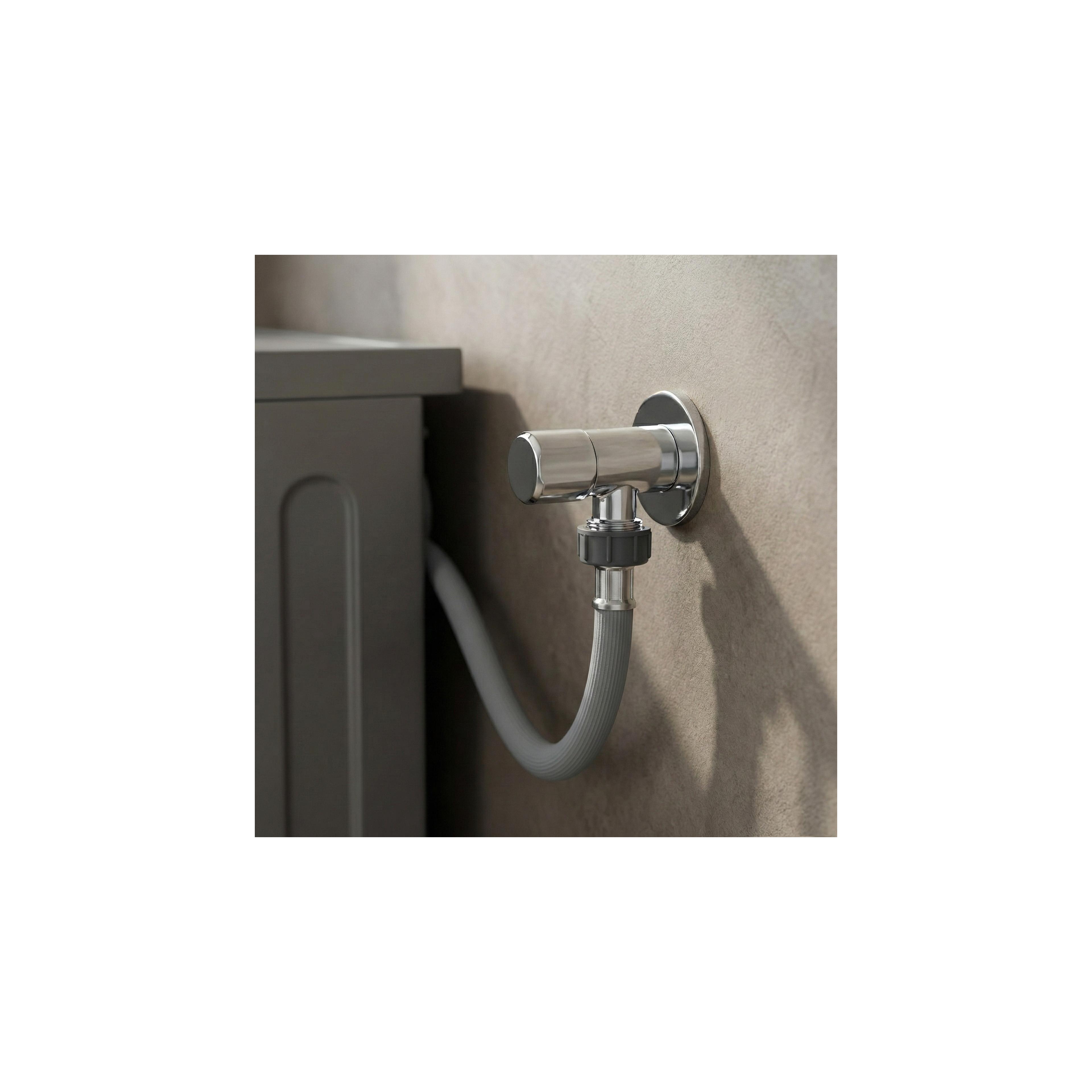 Robinet d’angle 02 1/2" x 3/4" Chrome