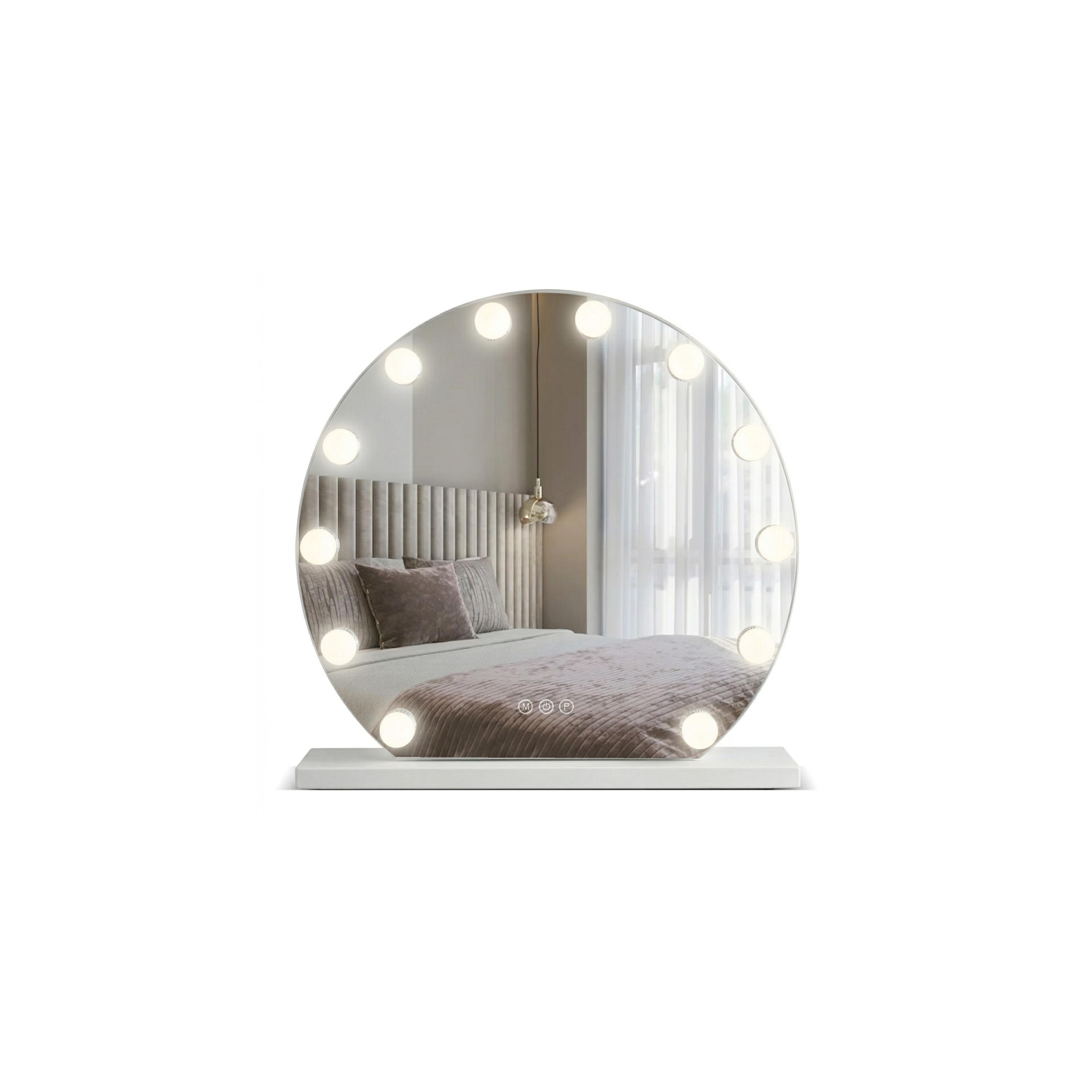 Mirror LED HOLLYWOOD White 50 cm