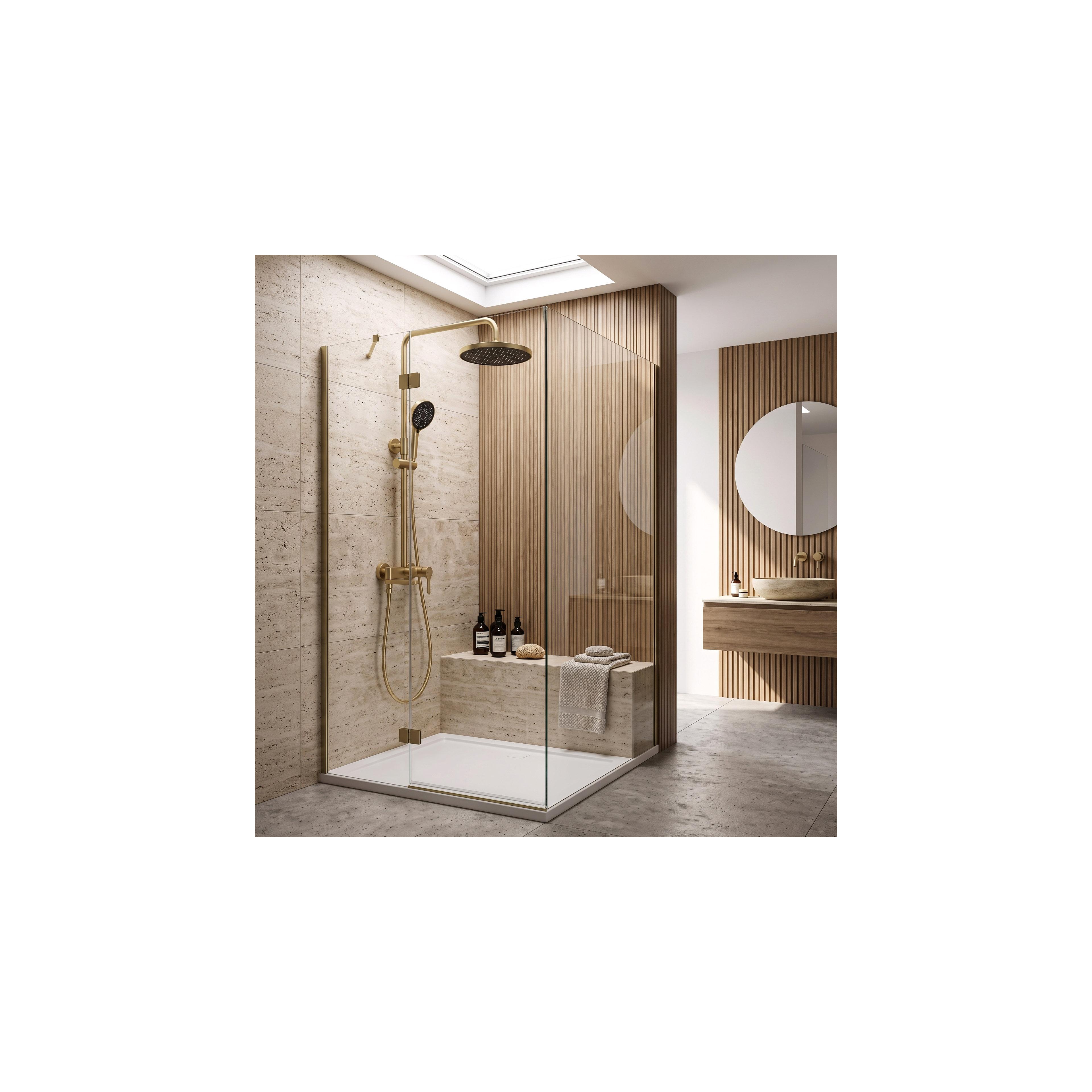 Shower set PREMIUM Rea Maxim Brush Gold