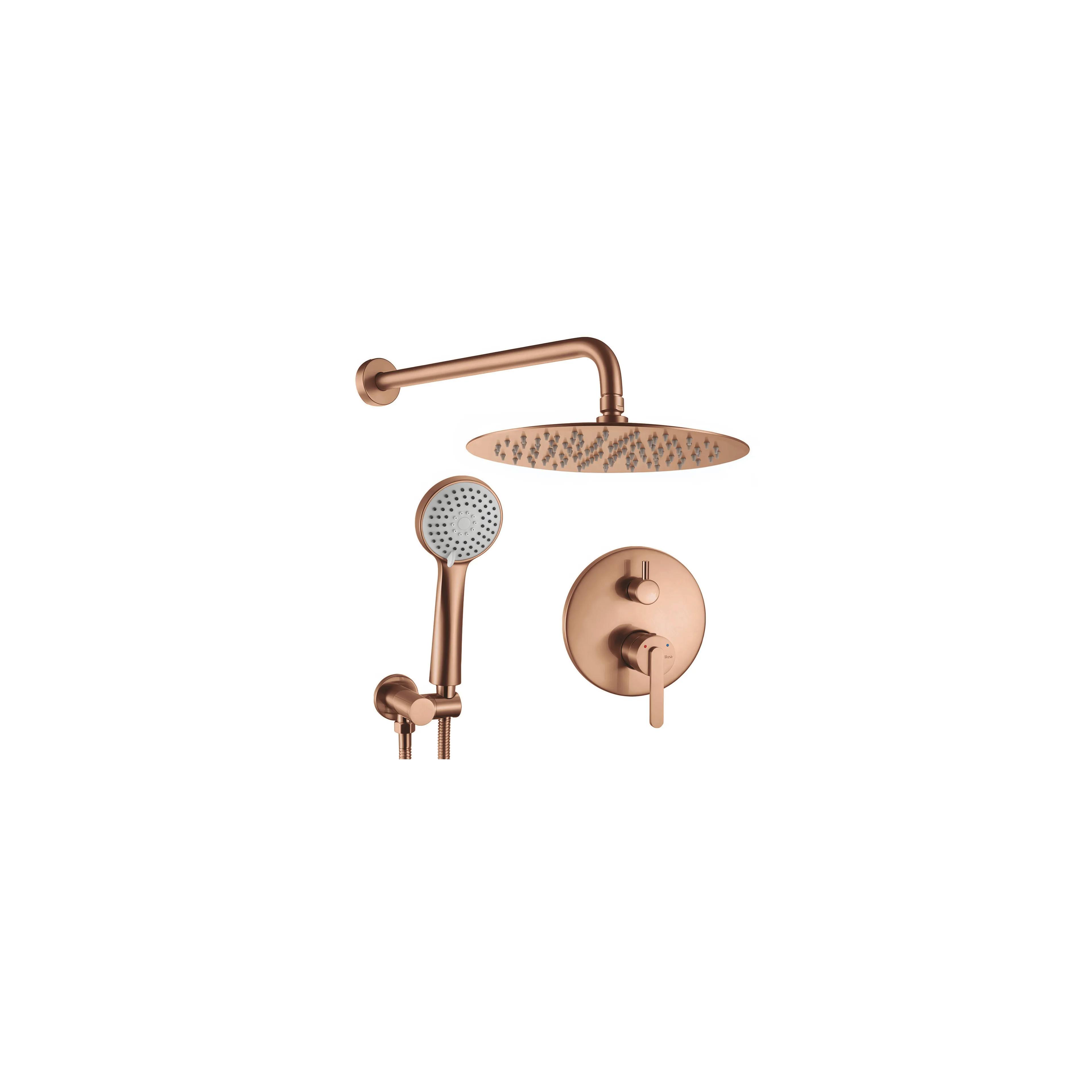 Shower system Rea Ontario Brush Copper + BOX