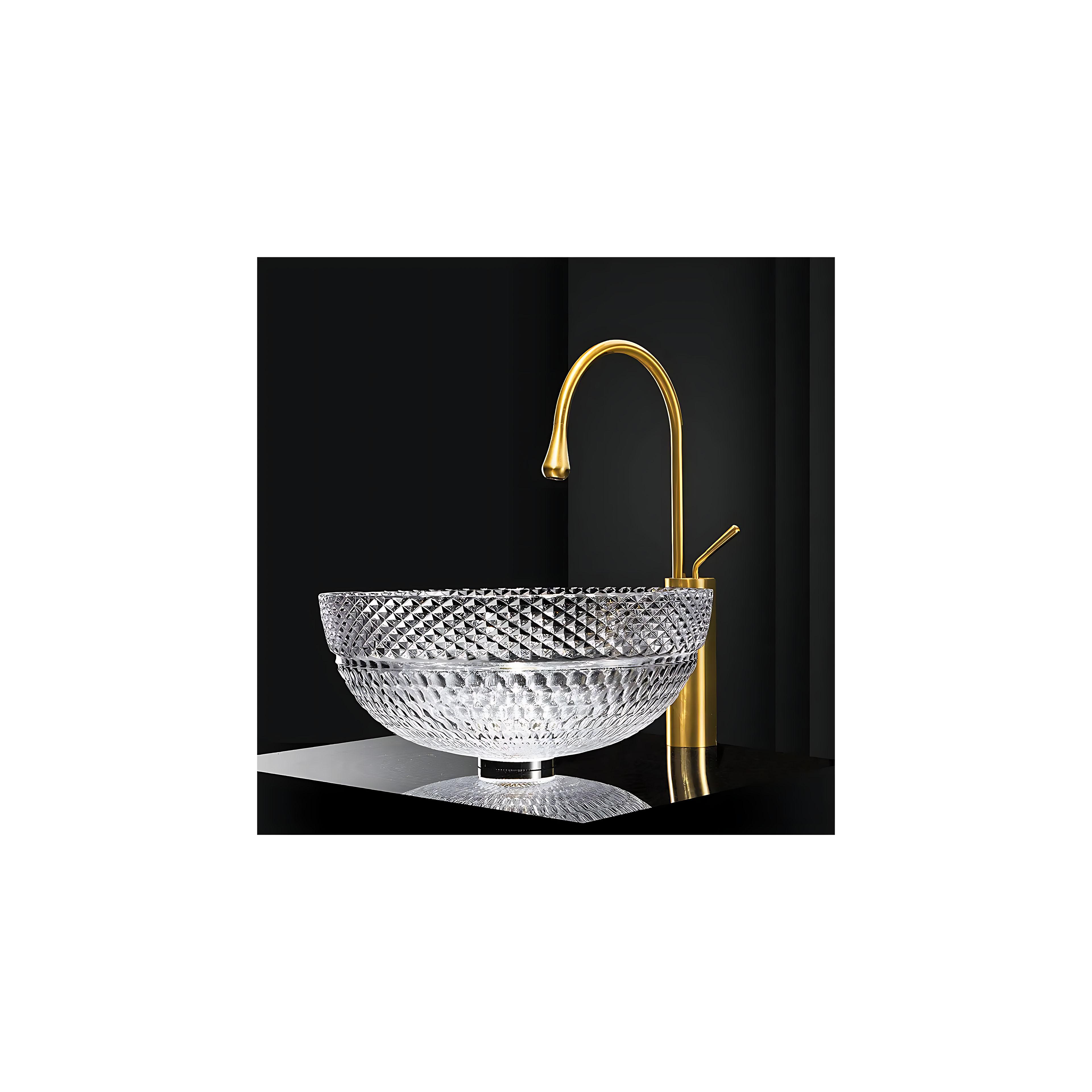 Countertop washbasin Rea Sue Transparent
