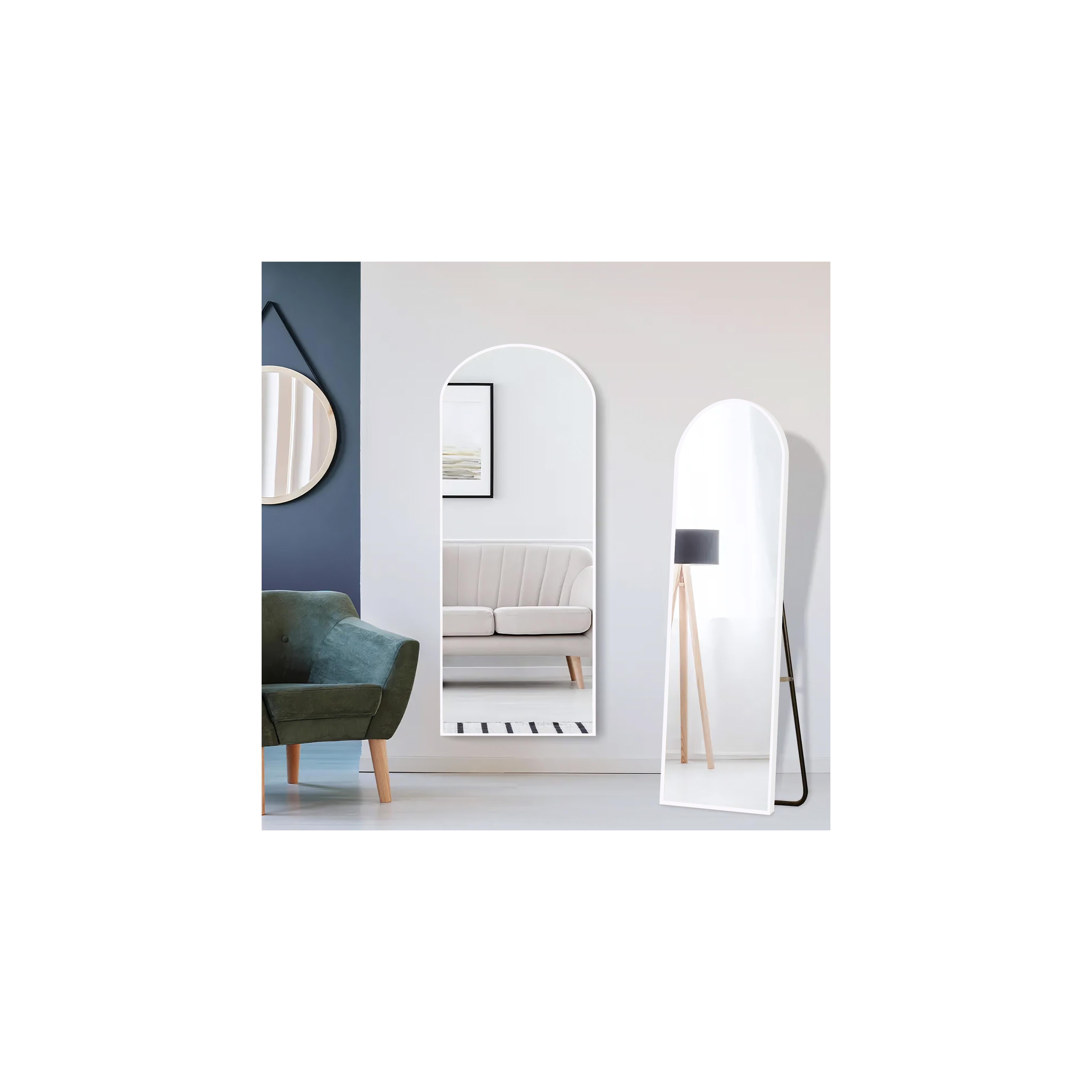 Fehér Fali/Álló Tükör 150 cm 109