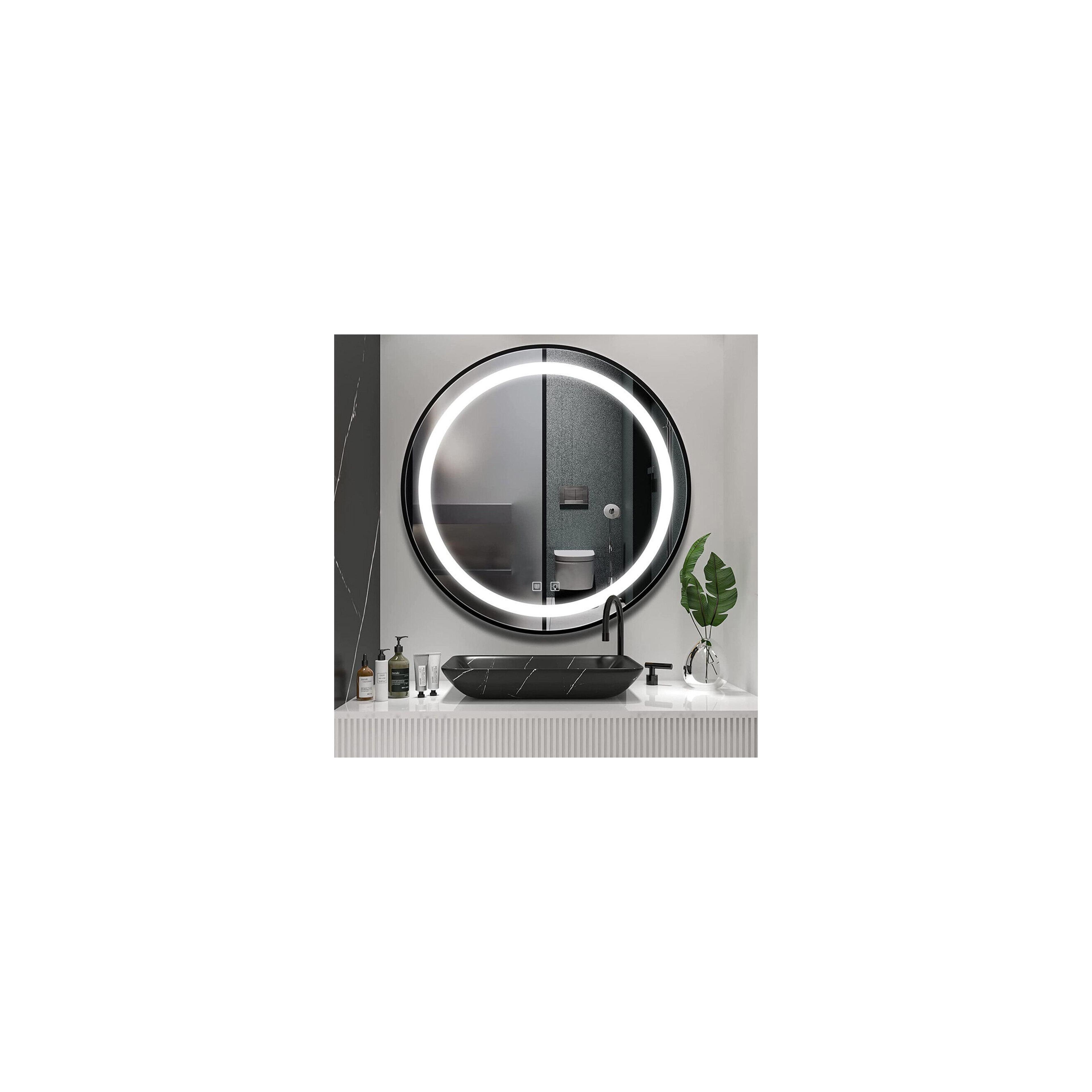 Zrcadlo LED 70cm MMJ Black