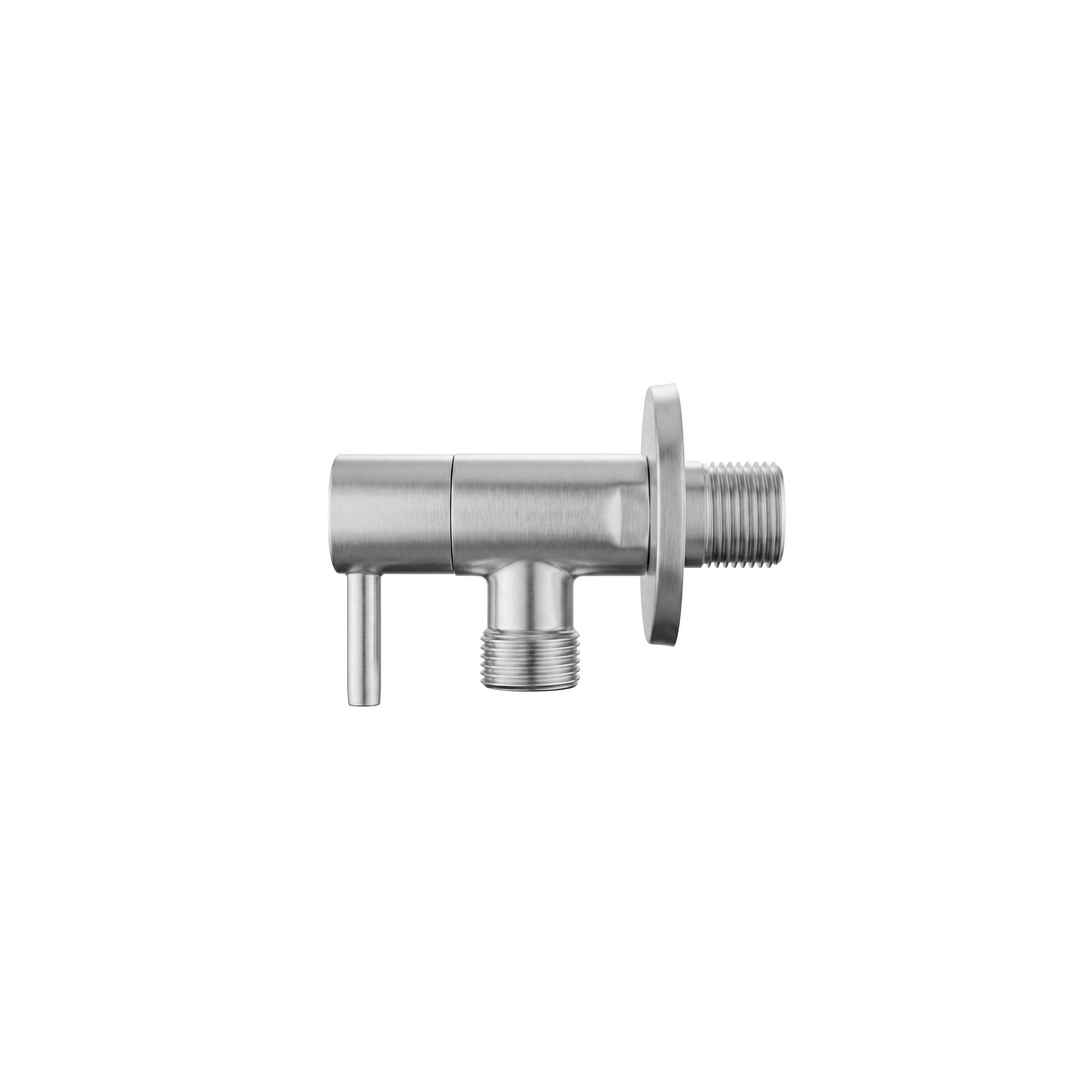 Ugaoni ventil 1/2" x 3/8" Brush Nickel