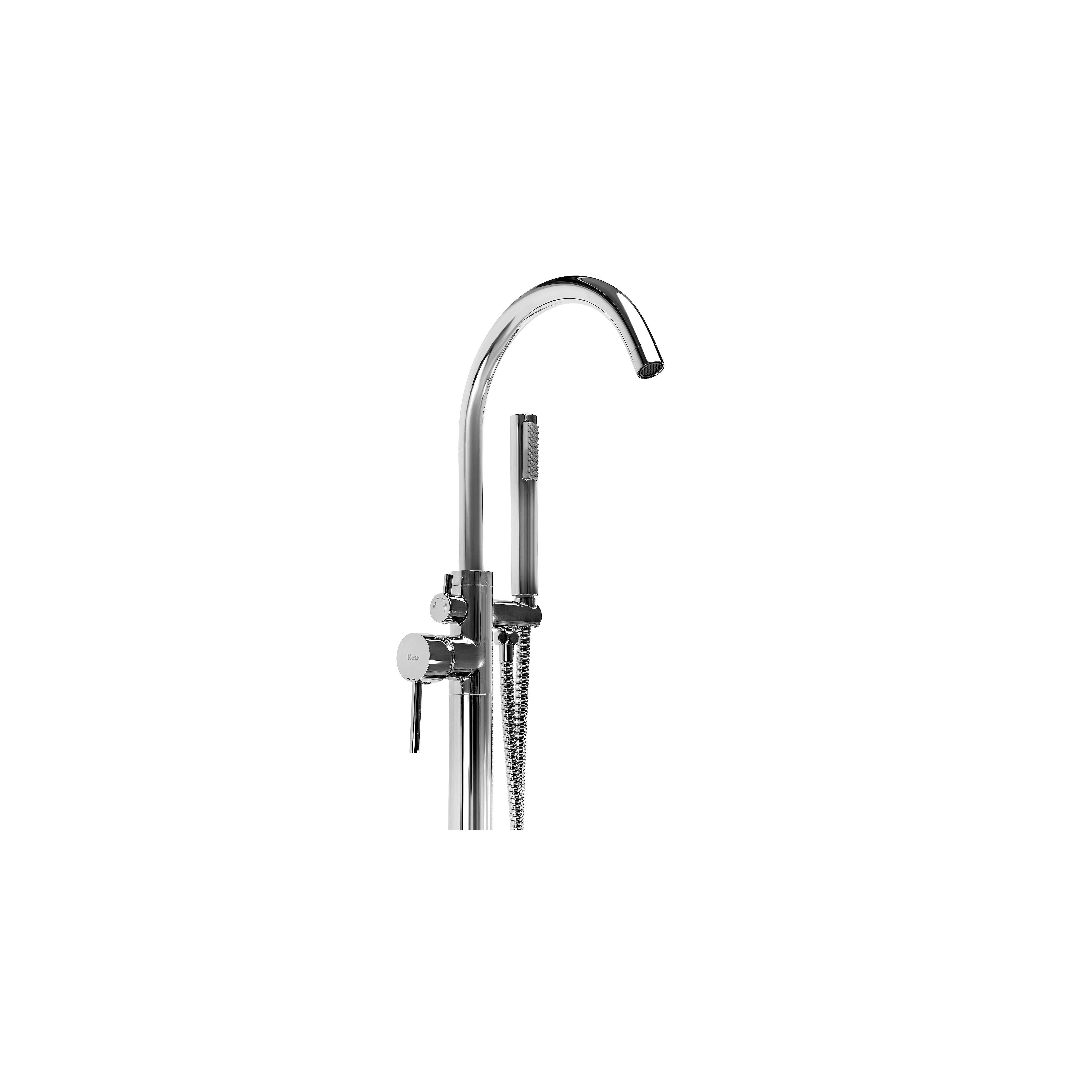 Free-standing faucet Rea Lungo Chrome