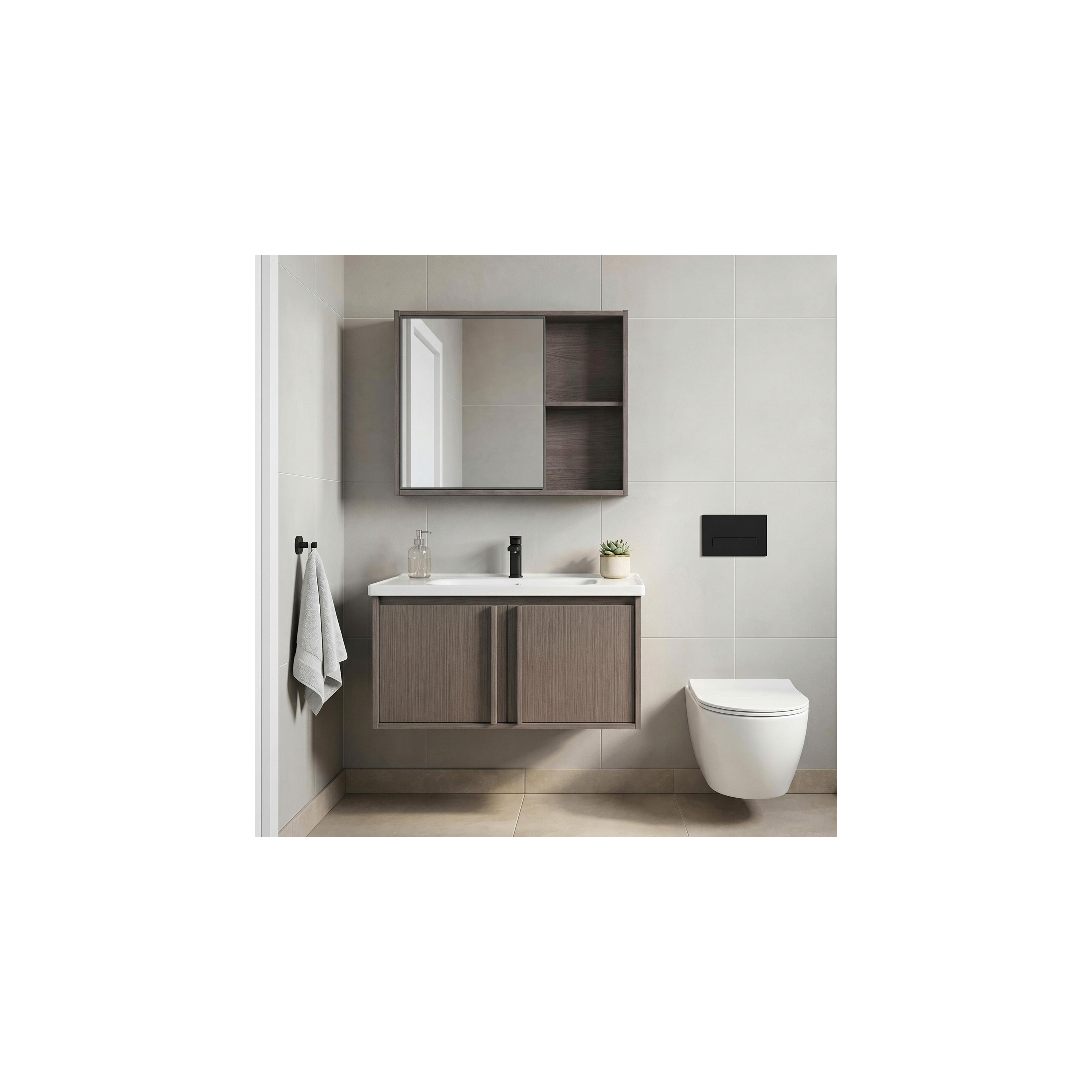 Badkamermeubelset met wastafel Gama T25023 KJM 80CM